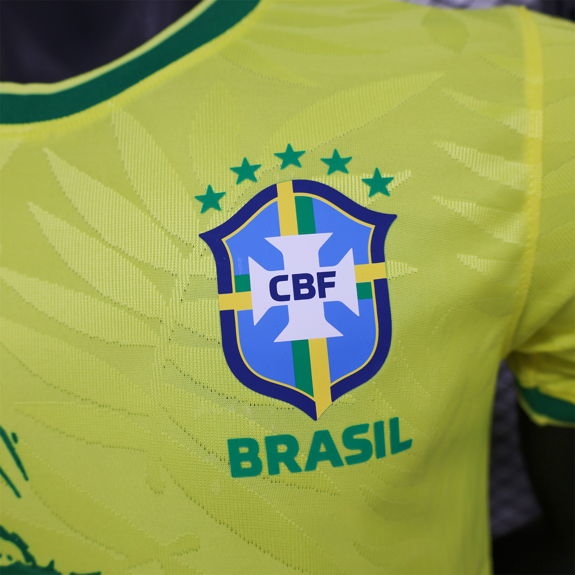 SIUjerseys-Brazil 2024 Yellow Dove Special Edition Jersey - Player Version