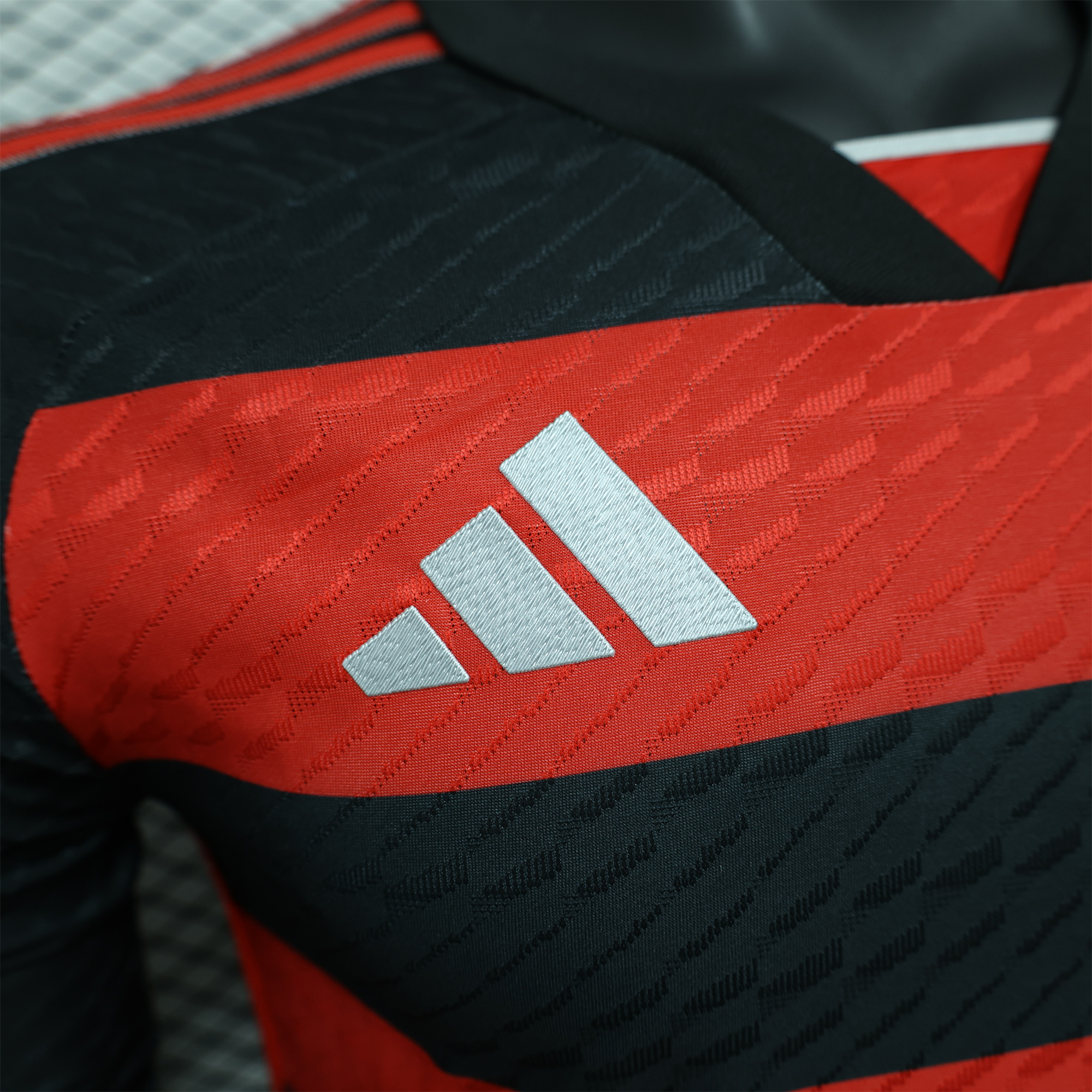 unitedfutballjersey-Flamengo 2024 Home Long Sleeve Jersey - Player Version