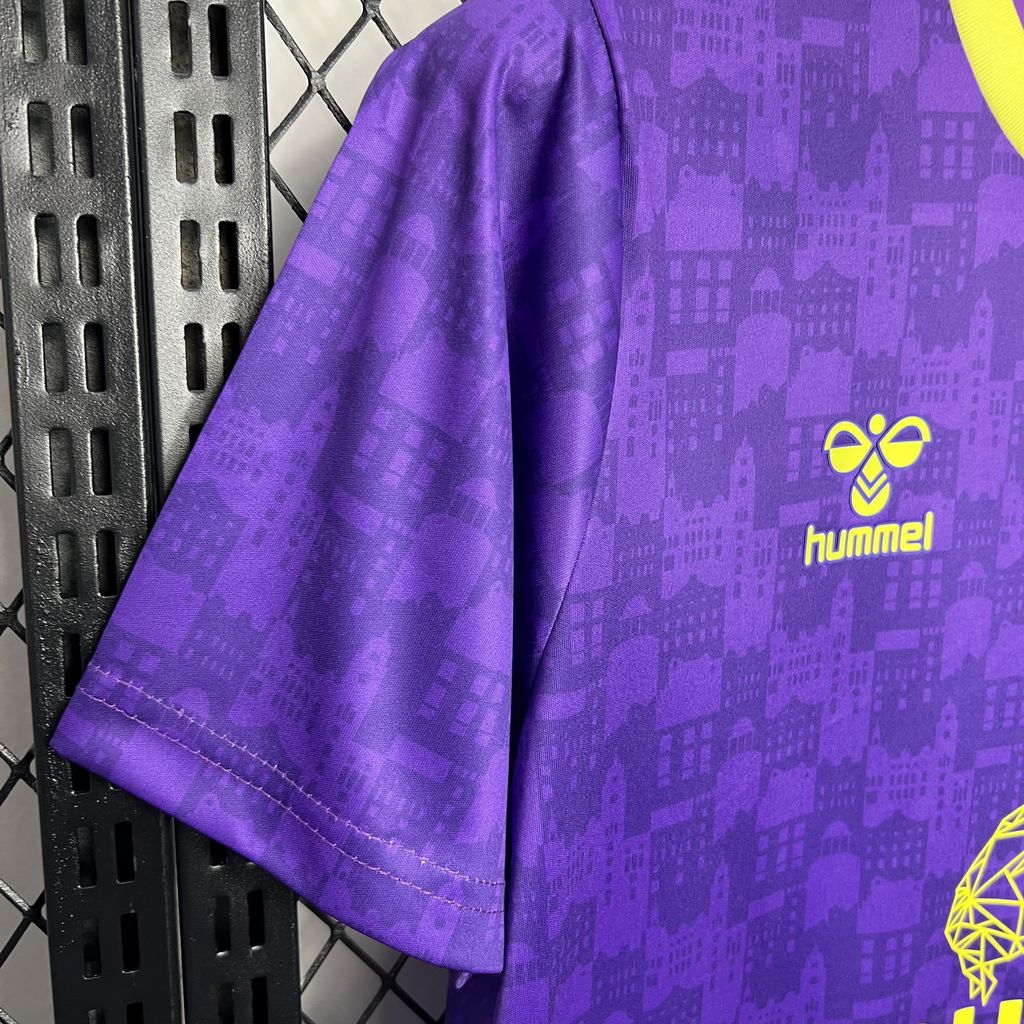 SIUjerseys-Malaga 24-25 Purple Pre-Match Jersey - Fans Version