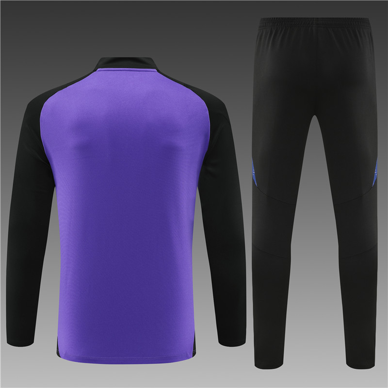 SIUjerseys-Germany 2024 Long Sleeve Training Set - Purple With Black
