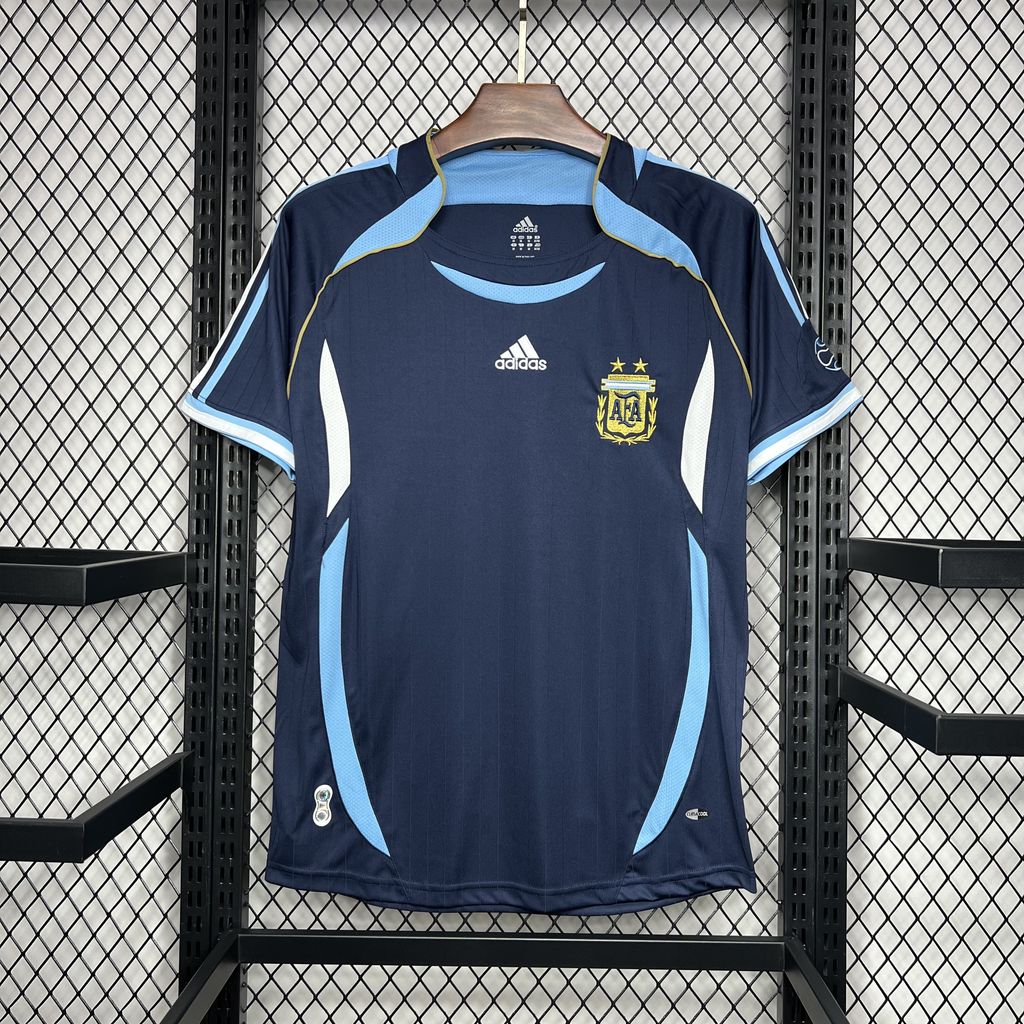 SIUjerseys-Retro Argentina 2006 Away Stadium Jersey