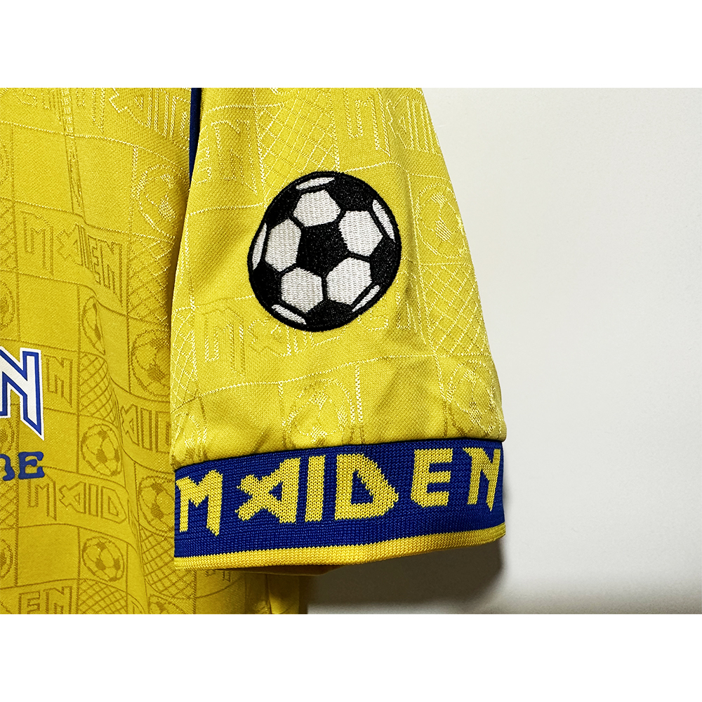 SIUjerseys-Retro Iron Maiden 2008 Yellow Jersey