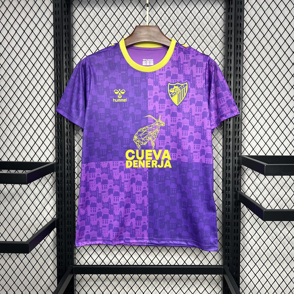 SIUjerseys-Malaga 24-25 Purple Pre-Match Jersey - Fans Version