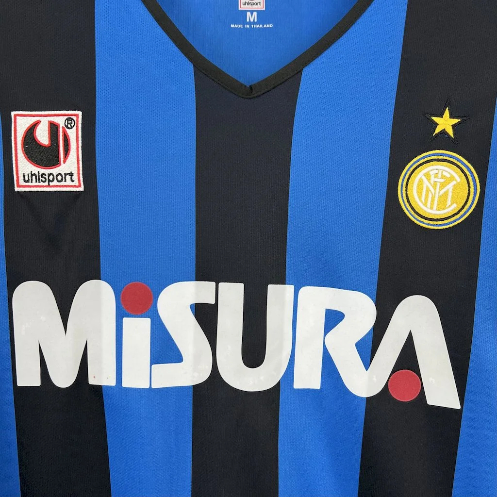 SIUjerseys-Retro Inter Milan 1990-91 Home Jersey