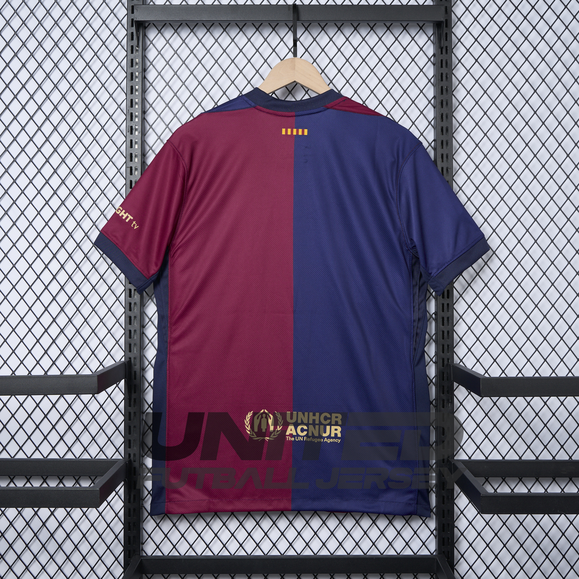 unitedfutballjersey-Barcelona 24-25 Home Unsponsored Jersey - Fans Version