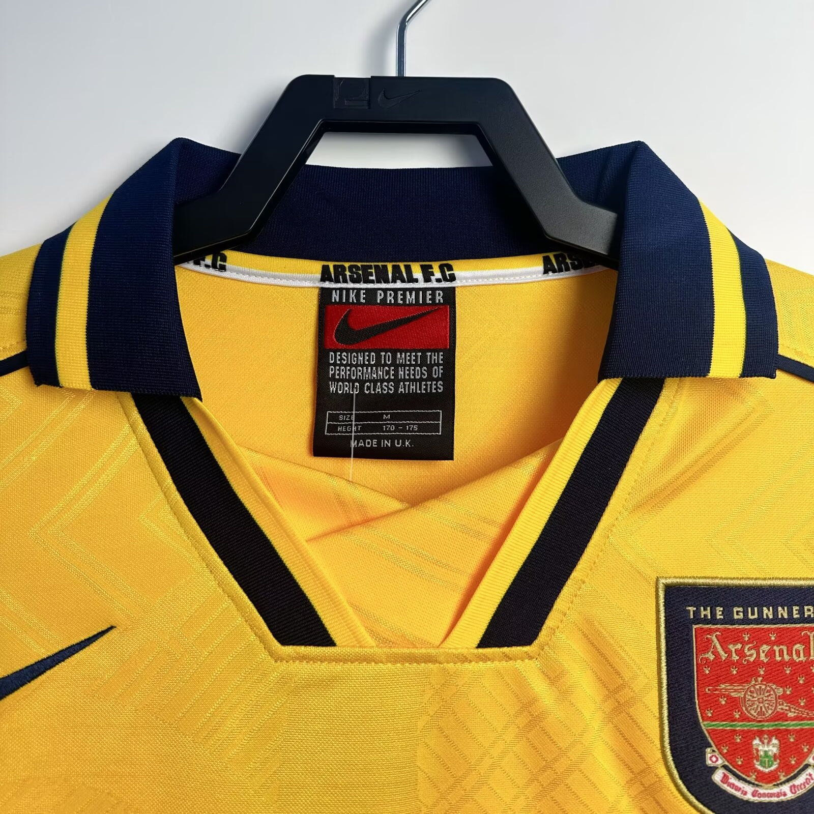 SIUjerseys-Retro Arsenal 1996-97 Away Long Sleeves Jersey