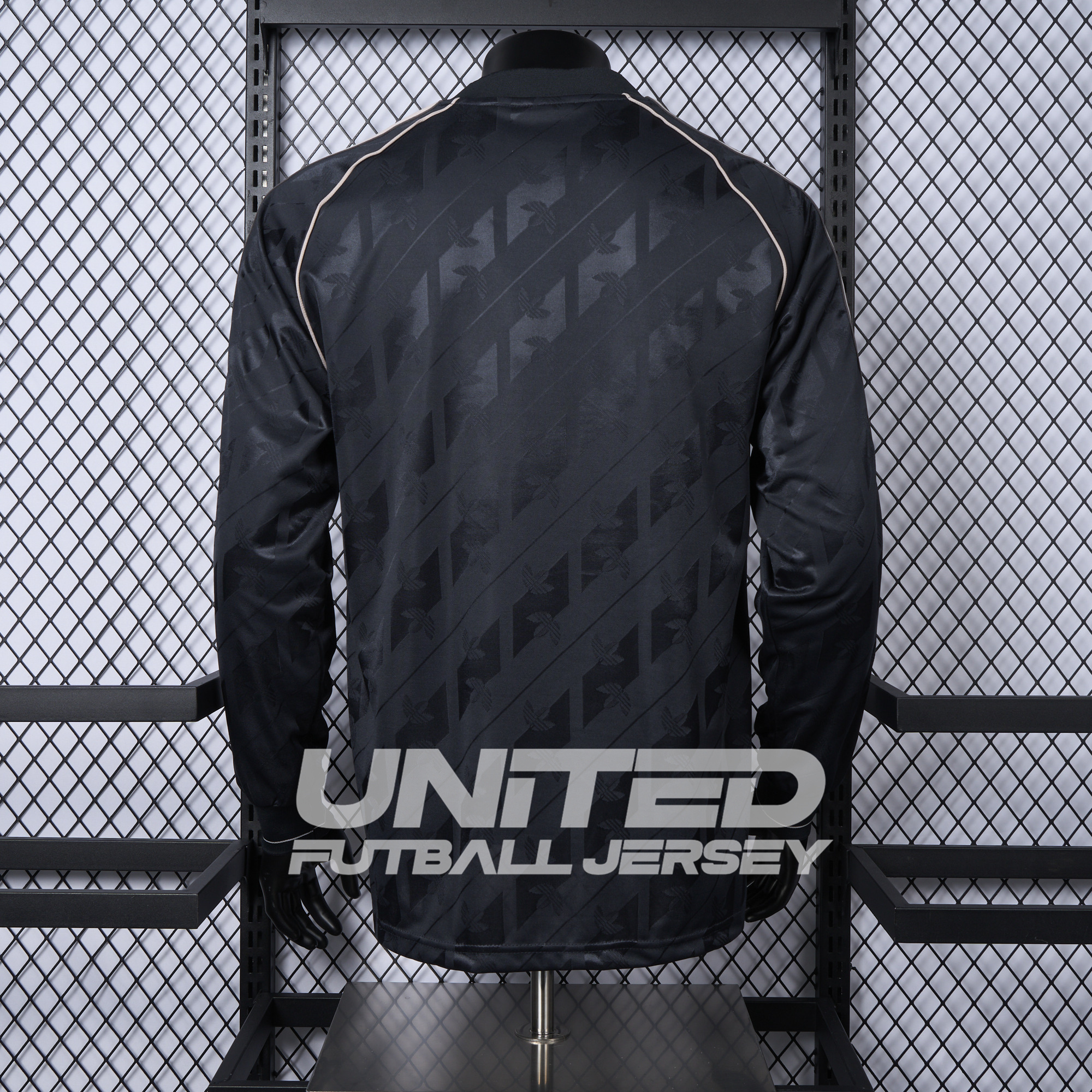 unitedfutballjersey-Real Madrid 24-25 Originals LFSTLR Long Sleeve Charcoal Jersey - Player Version