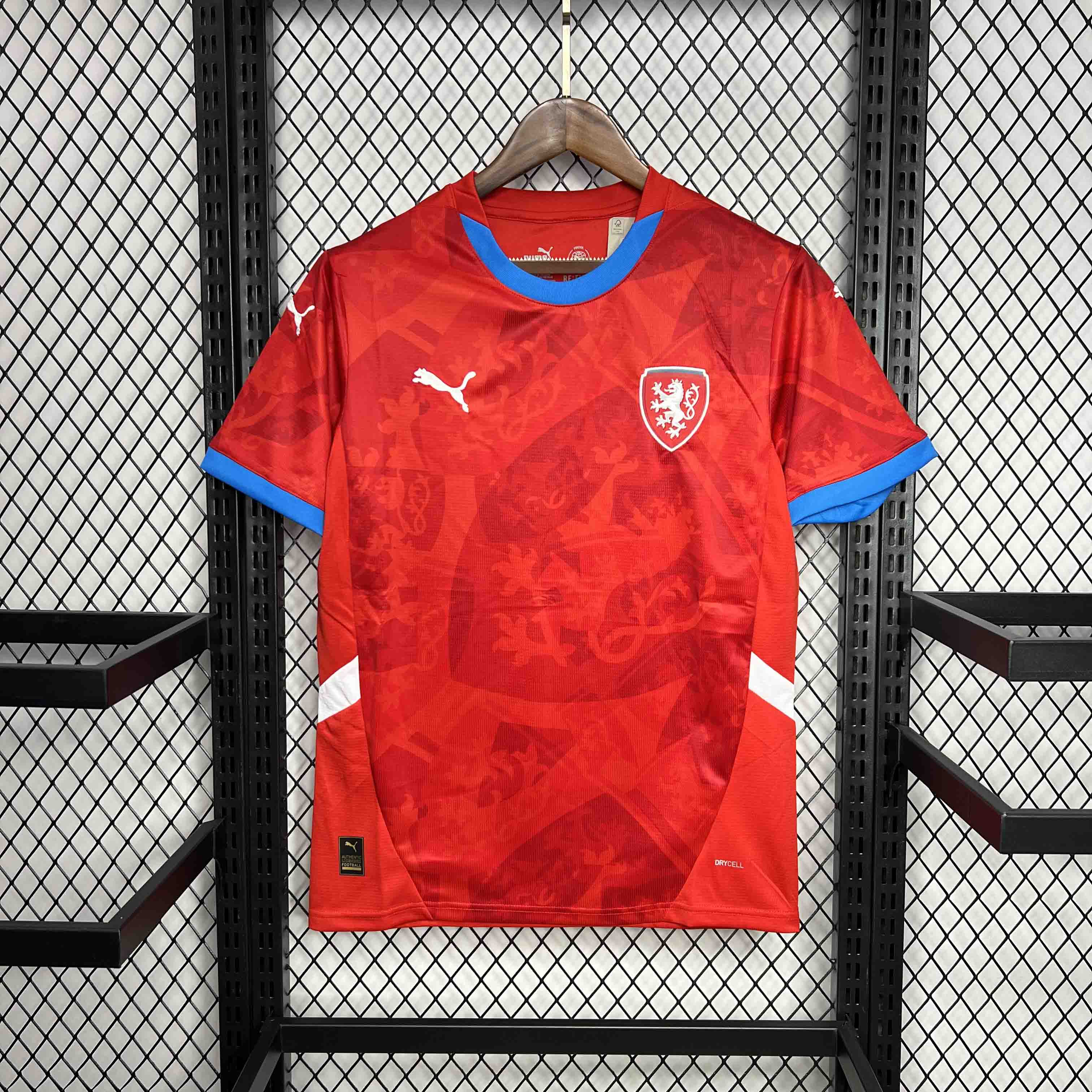 unitedfutballjersey-Czech Republic 2024 Home Stadium Jersey - Fans Version