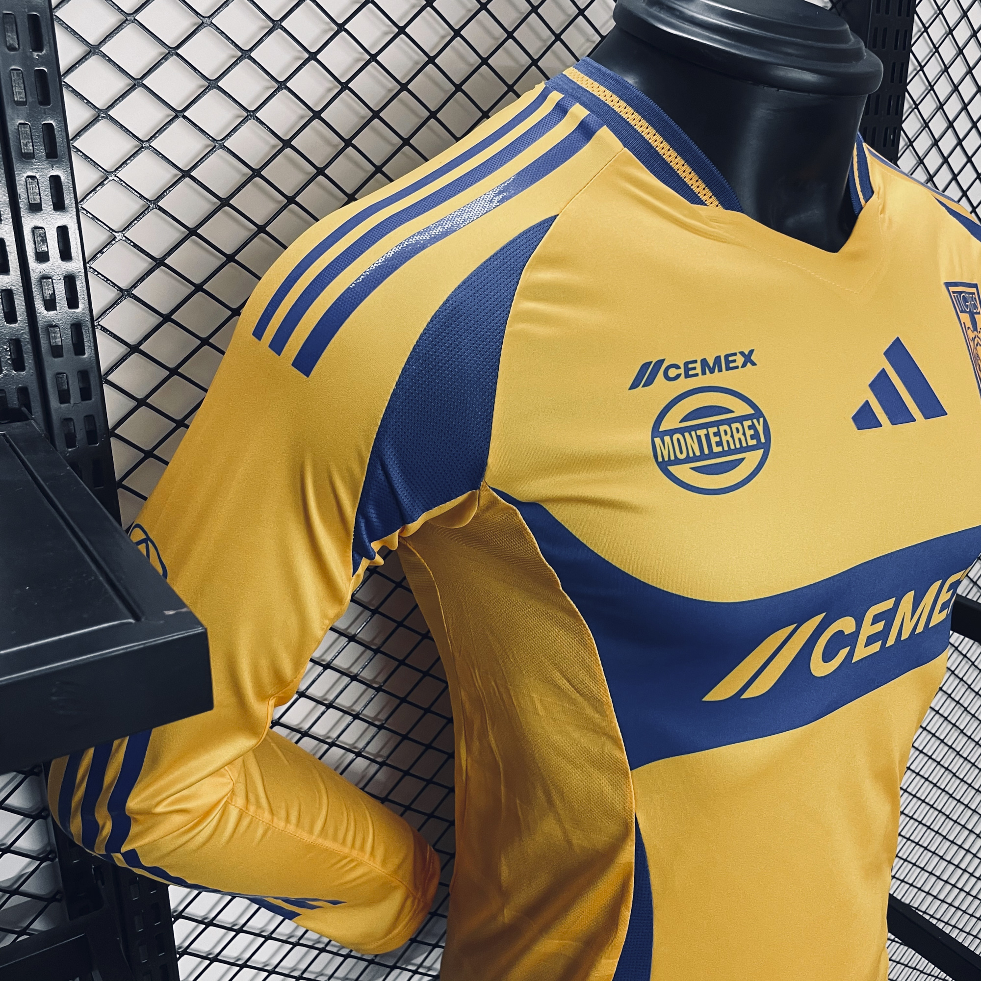 Higojerseys-Tigres UANL 24-25 Home Long Sleeves Jersey - Player Version
