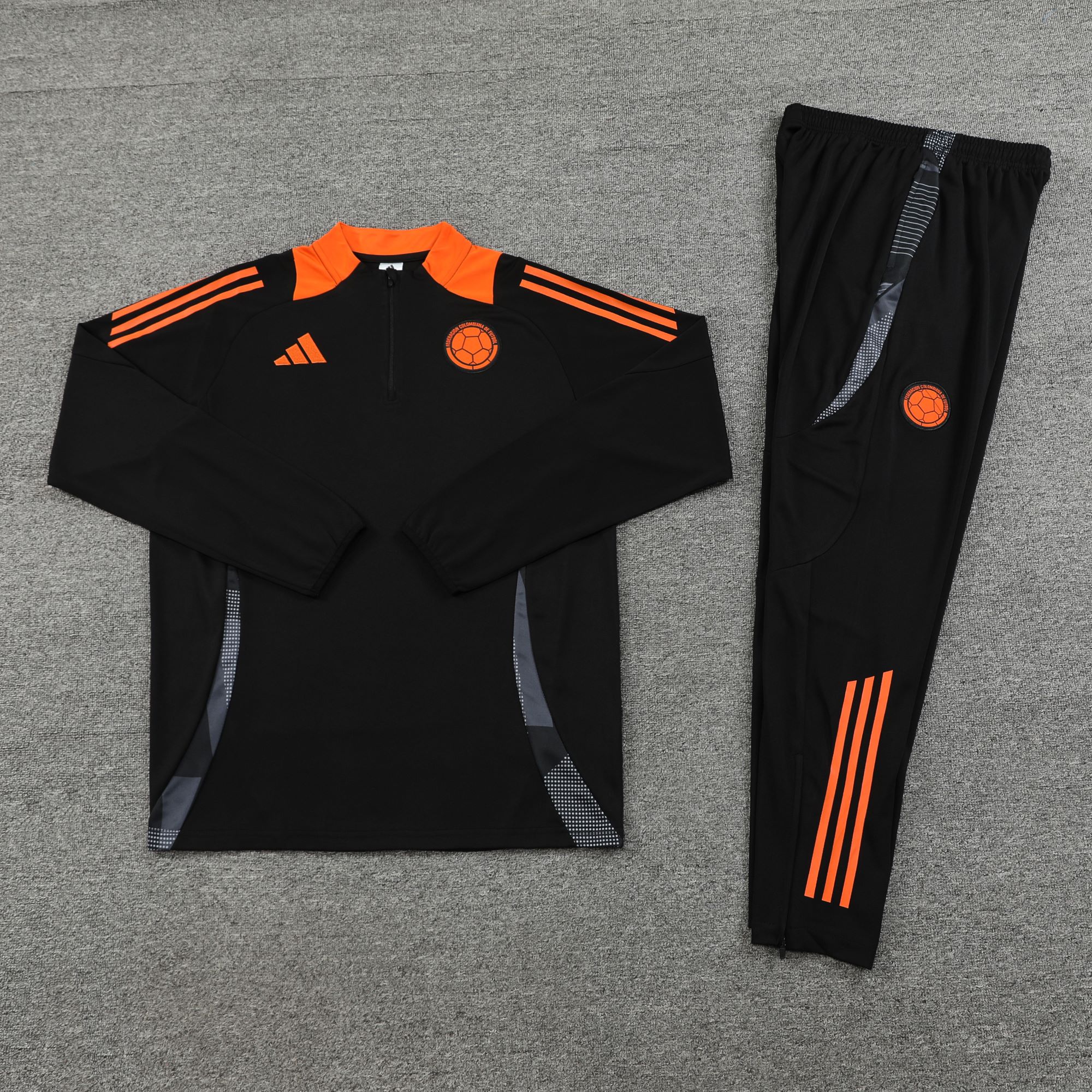 SIUjerseys-Colombia 2024 Long Sleeve Training Set - Black