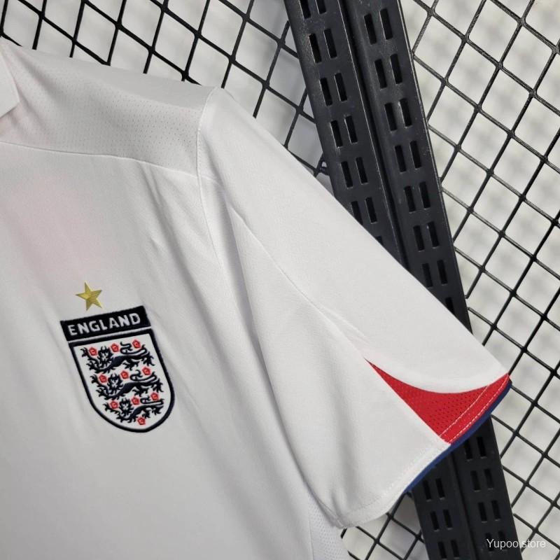 SIUjerseys-Retro England 2006 Home Stadium Jersey
