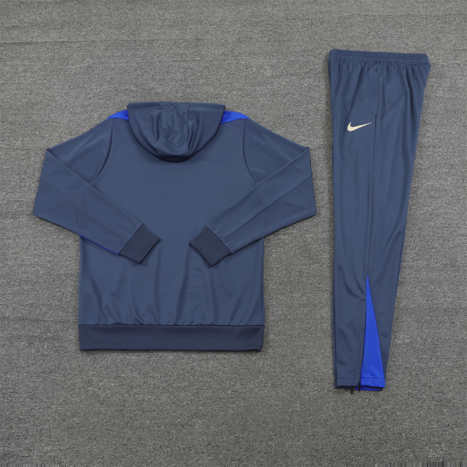 SIUjerseys-Inter Milan 24-25 Training Hoodie Set - Blue - Gray Hoodie and Pants