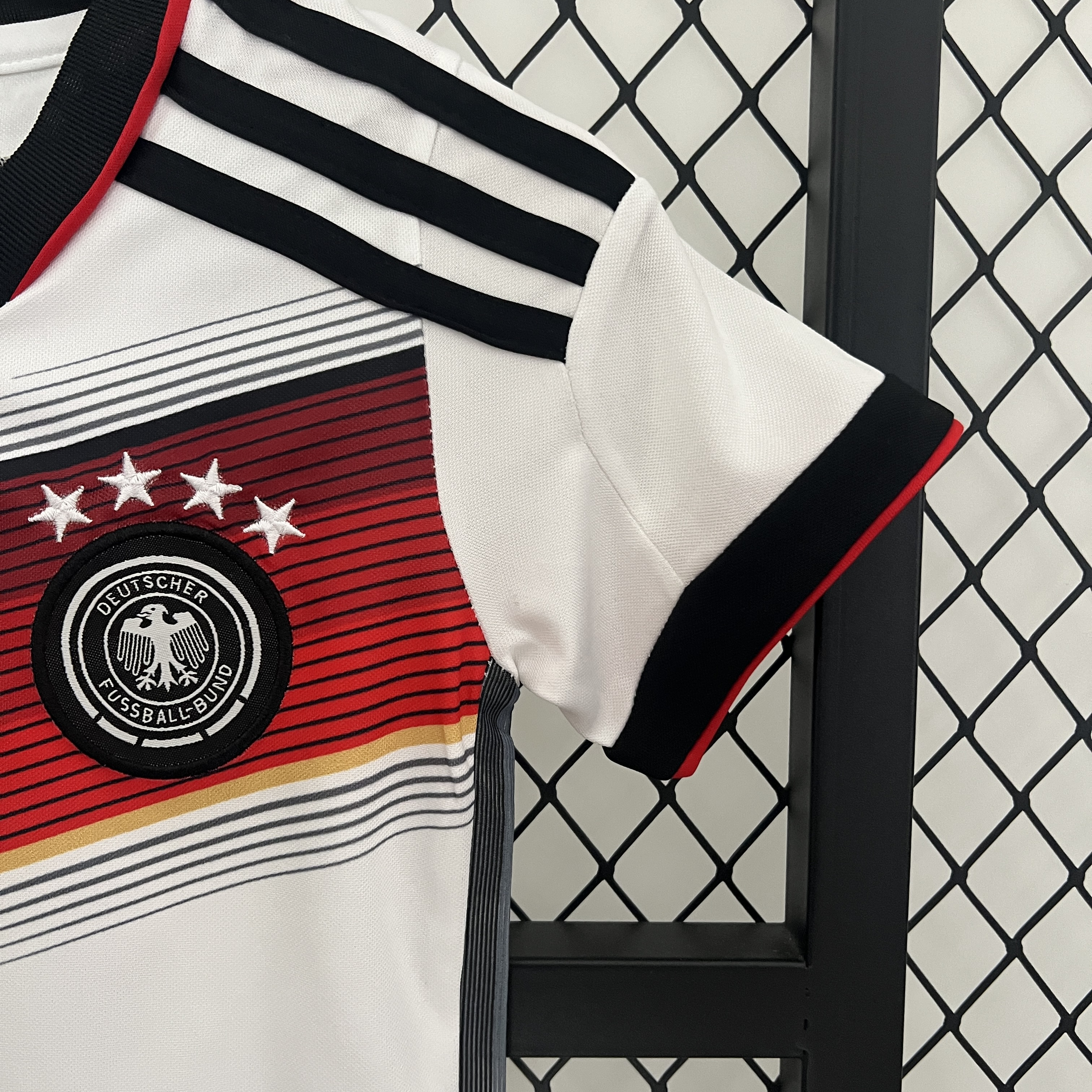 SIUjerseys-Retro Germany 2014 Home Stadium Kids Kit