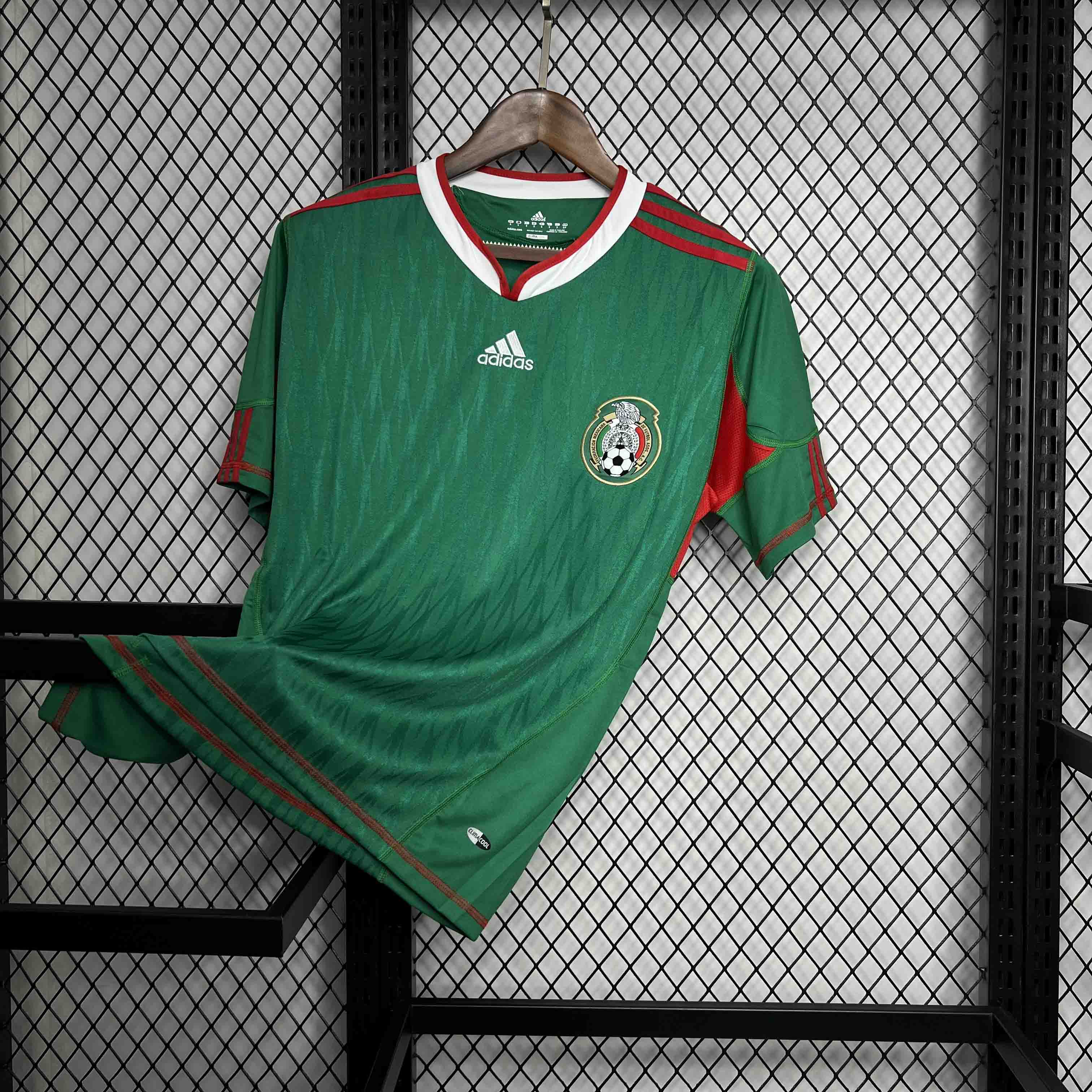 unitedfutballjersey-Retro Mexico 2010 Home Stadium Jersey