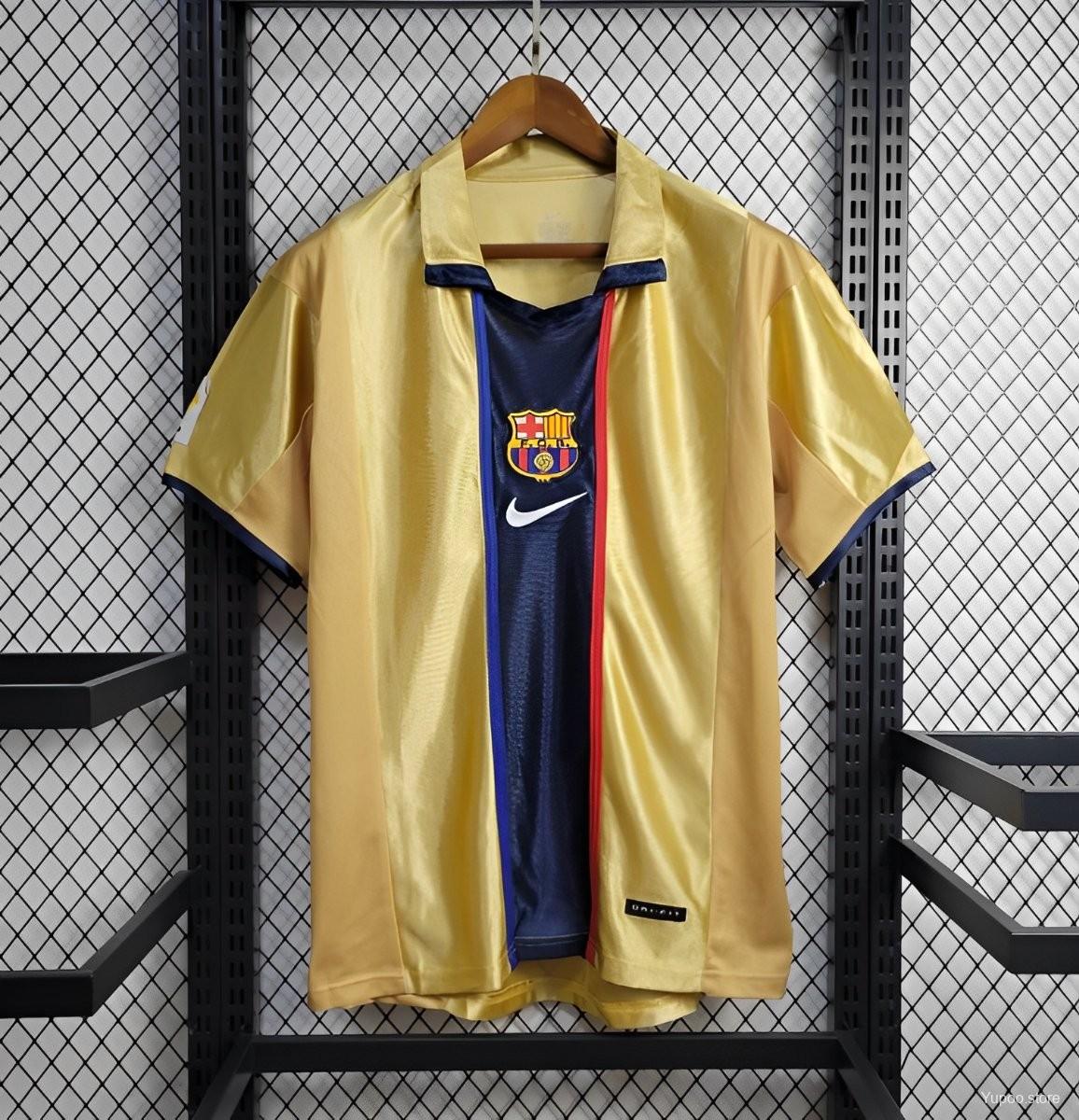 SIUjerseys-Retro Barcelona 01-02 Away Jersey