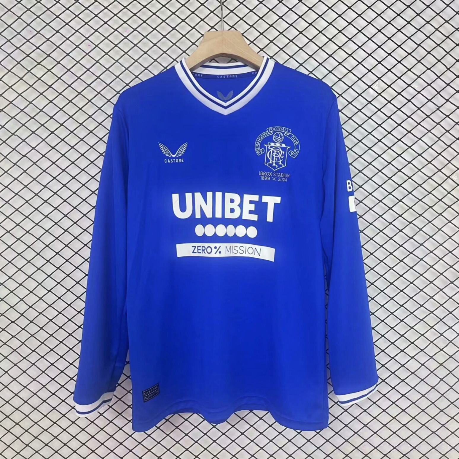 SIUjerseys-Glasgow Rangers 24-25 125-Years Heritage Long Sleeves Jersey - Fans Version