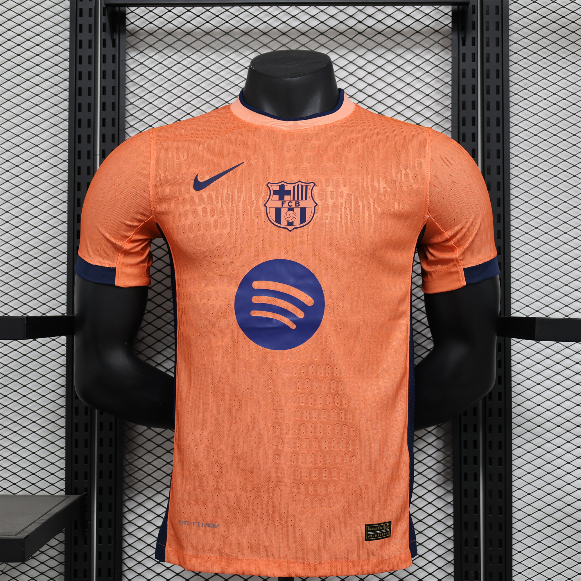 unitedfutballjersey-Barcelona 24-25 Orange Special Edition Jersey - Player Version