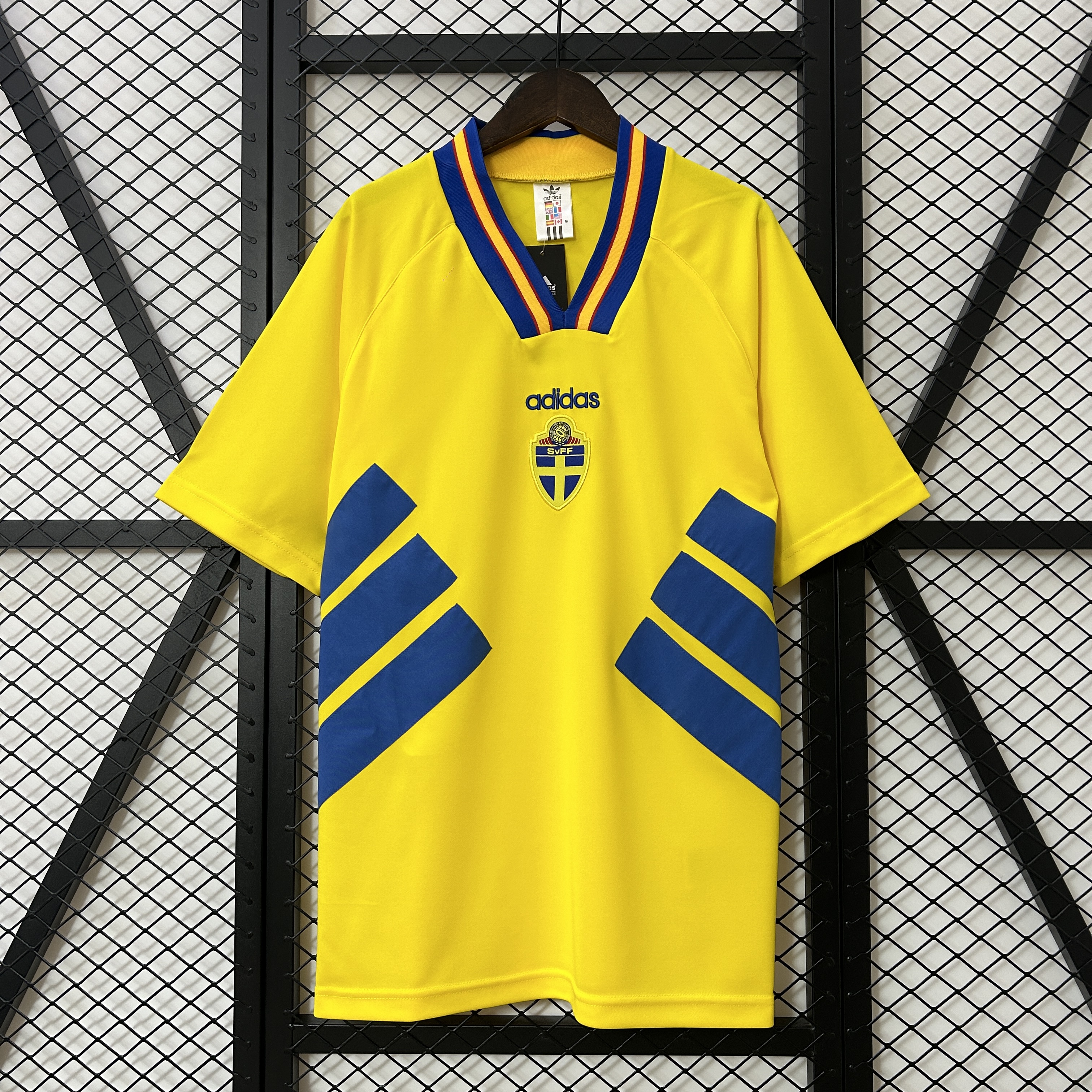 SIUjerseys-Retro Sweden 1994 Home Jersey