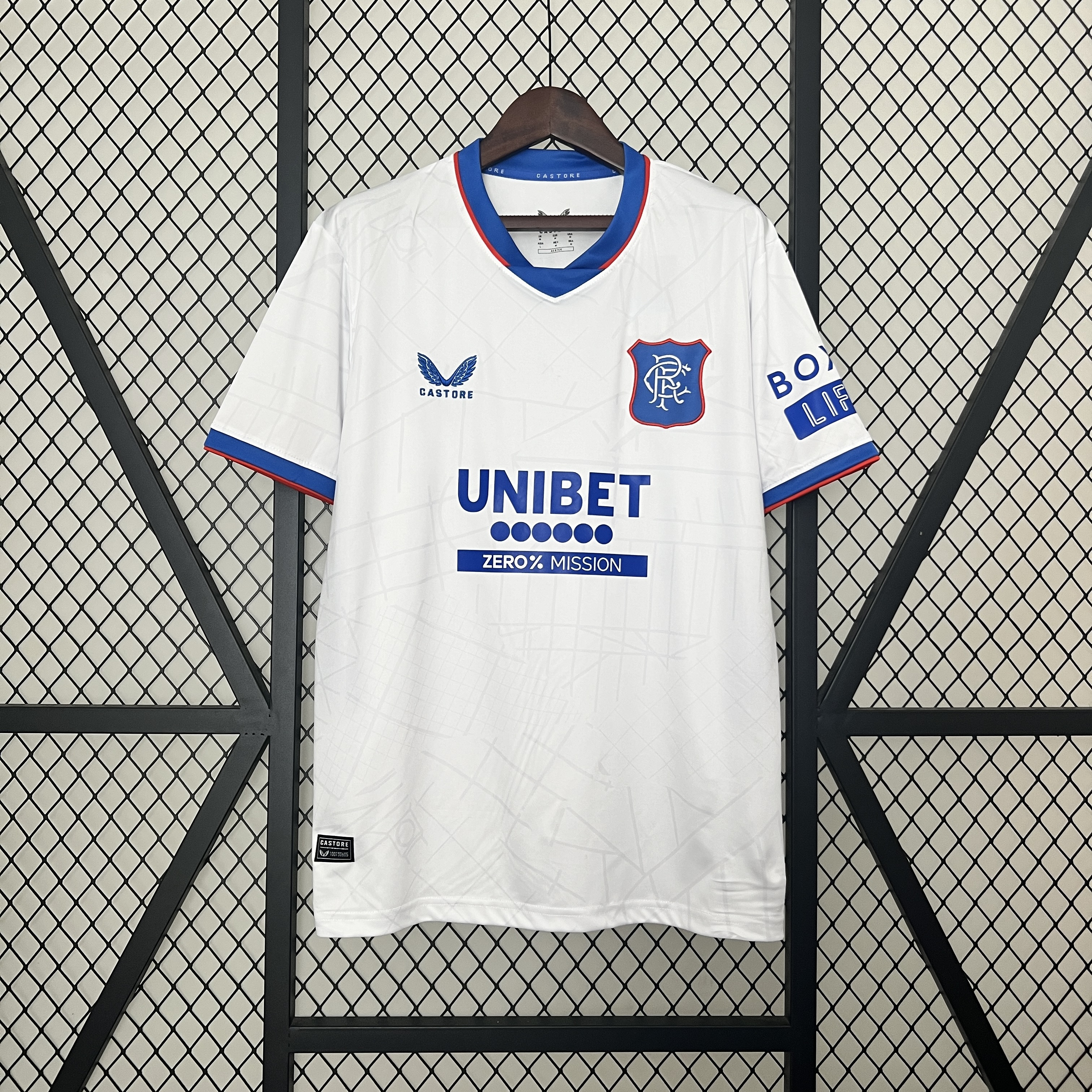 ManixJersey.com | Glasgow Rangers 24-25 Away Jersey - Fans Version -Customize Name, Number and Patch | Worldwide Shipping