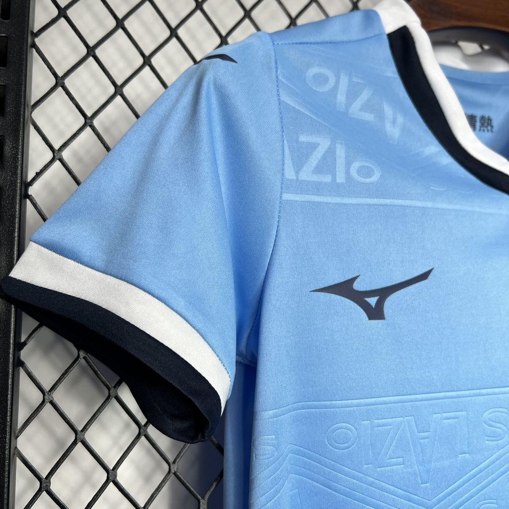 SIUjerseys-Lazio 24-25 Home Stadium Kids Kit
