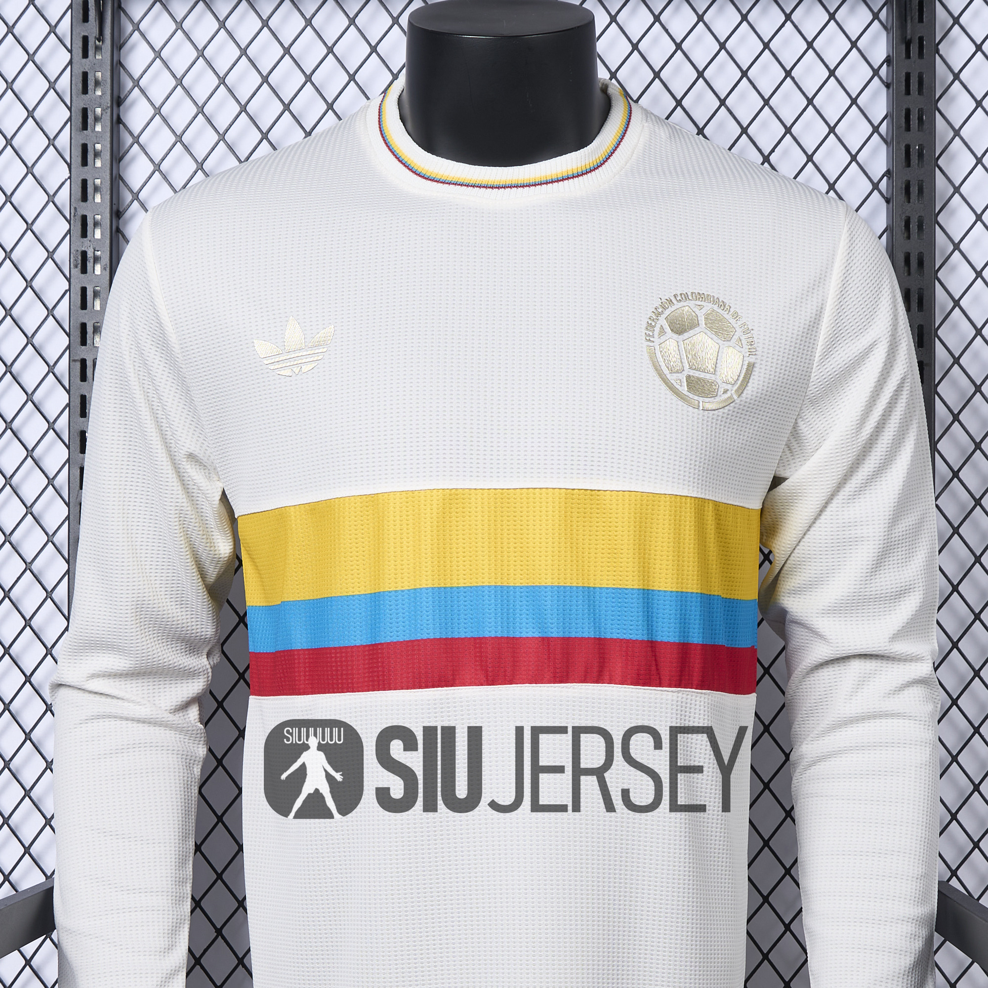 SIUjerseys-Colombia 2024 100th Anniversary Long Sleeve Jersey - Player Version