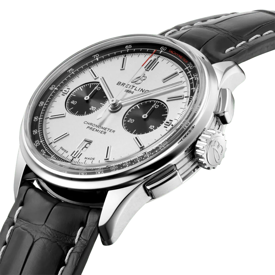 Premier B01 Chronograph 42 - Fine Steel - Silver AB0118221G1P1
