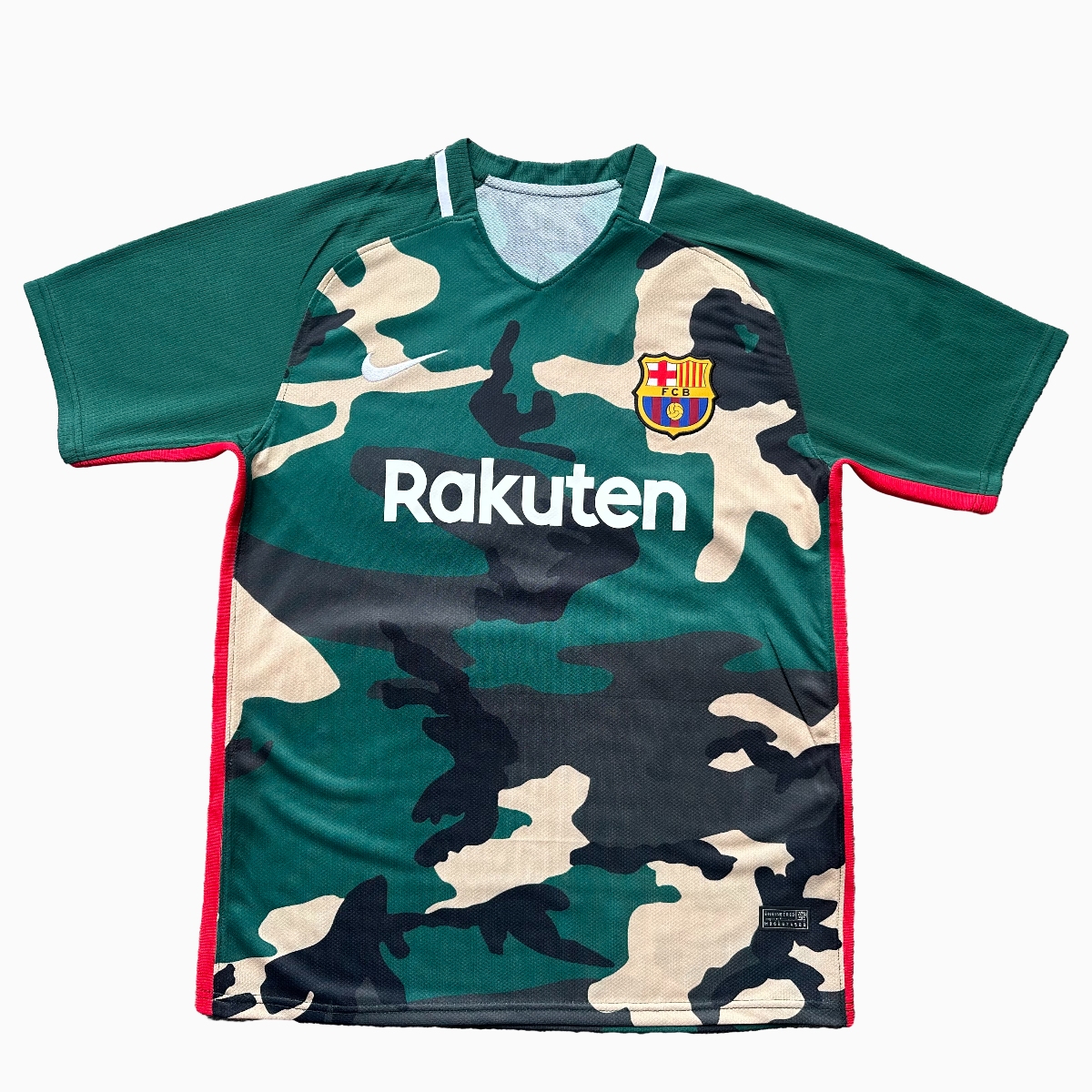 SIUjerseys-Barcelona 24-25 Green Camouflage Style Training Jersey - Fans Version