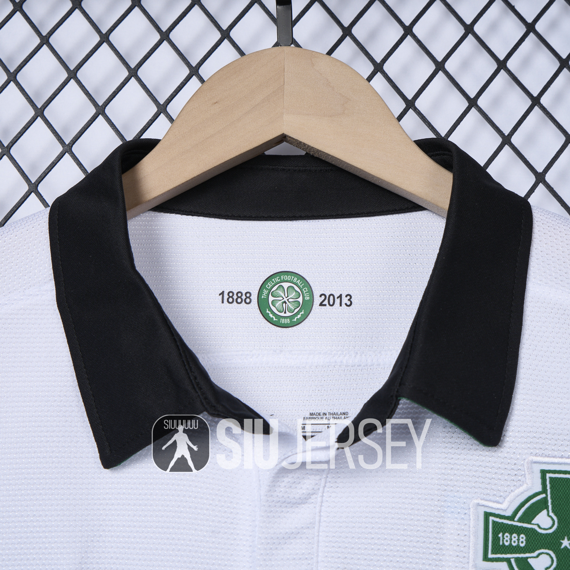SIUjerseys-Retro Celtic 2012-13 Third 125th Anniversary White POLO Shirt