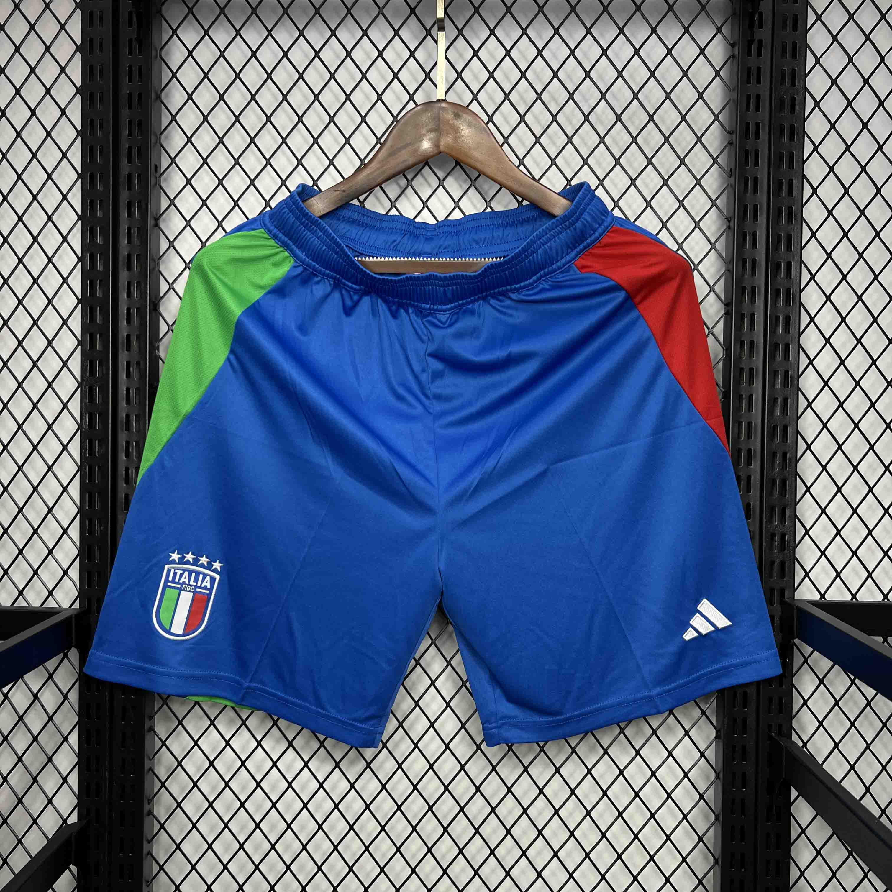 JerseysGala.com | Italy 2024 Away Shorts - Fans Version -Customize Name, Number and Patch | Worldwide Shipping