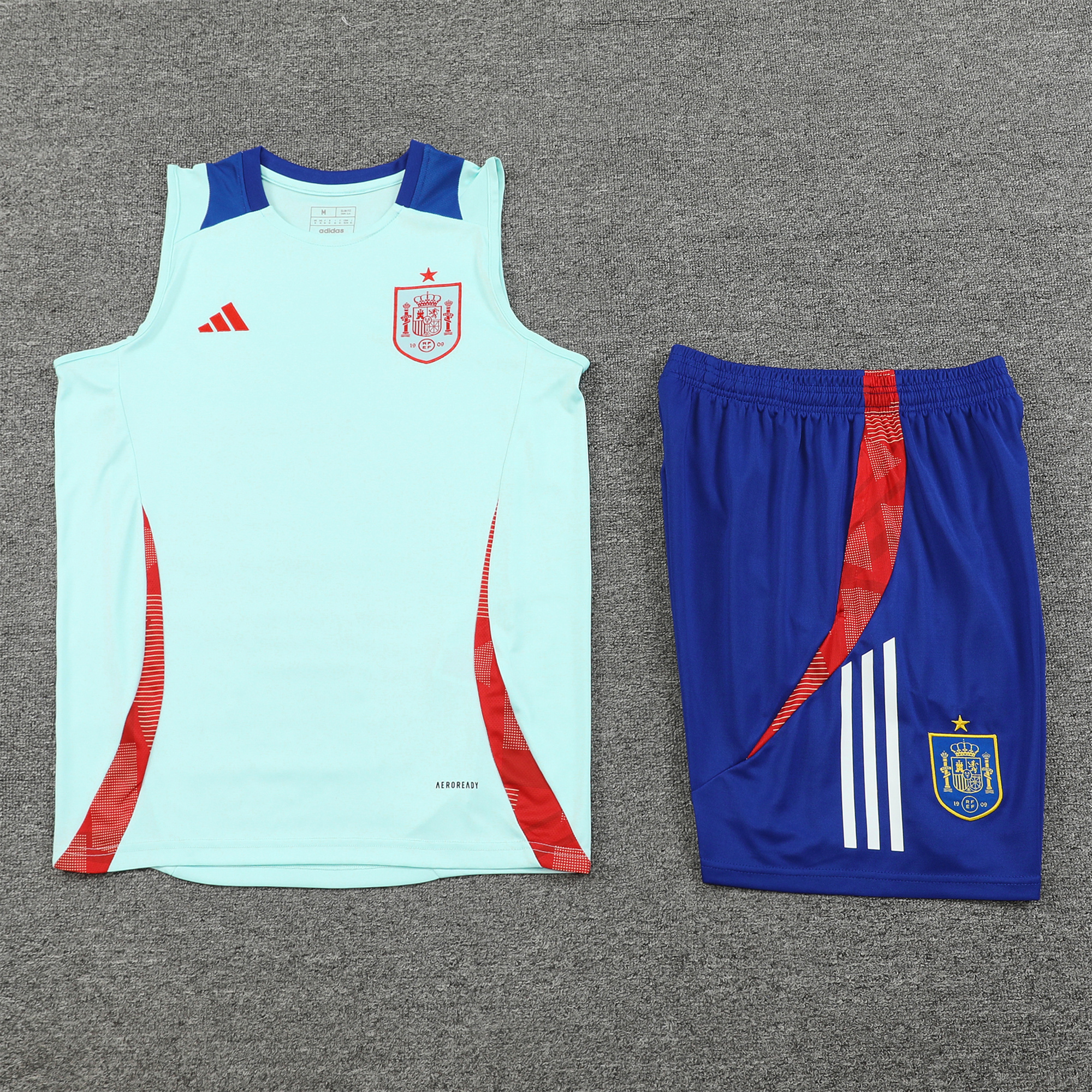 SIUjerseys-Spain 24-25 Vest Training Set - Light Blue
