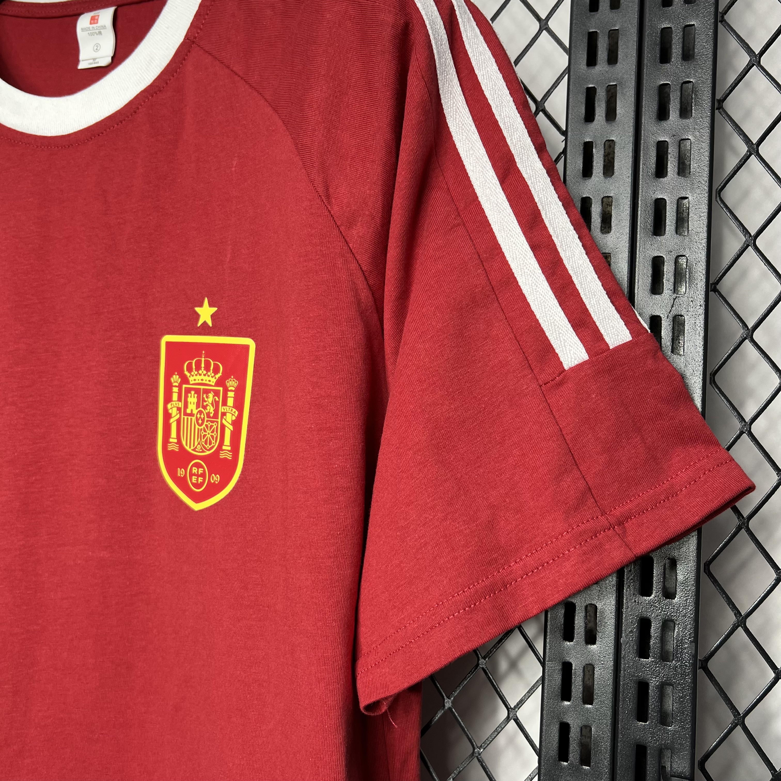 SIUjerseys-Spain 2024 Euro Red Retro Style Jersey - Fans Version