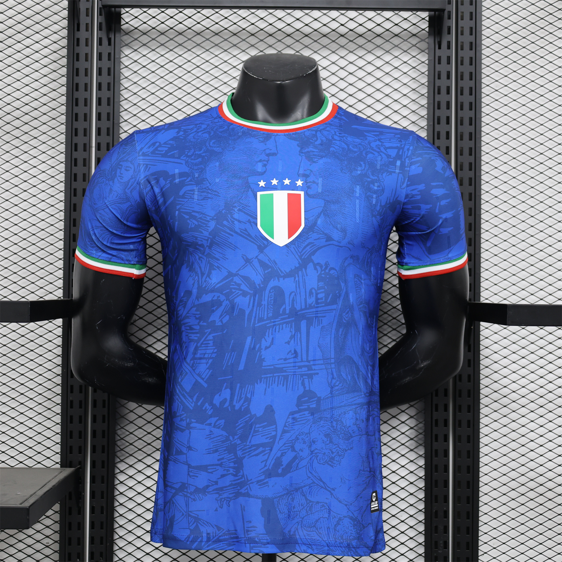 ManixJersey.com | Italy 2024 Blue Special Edition Jersey - Player Version -Customize Name, Number and Patch | Worldwide Shipping