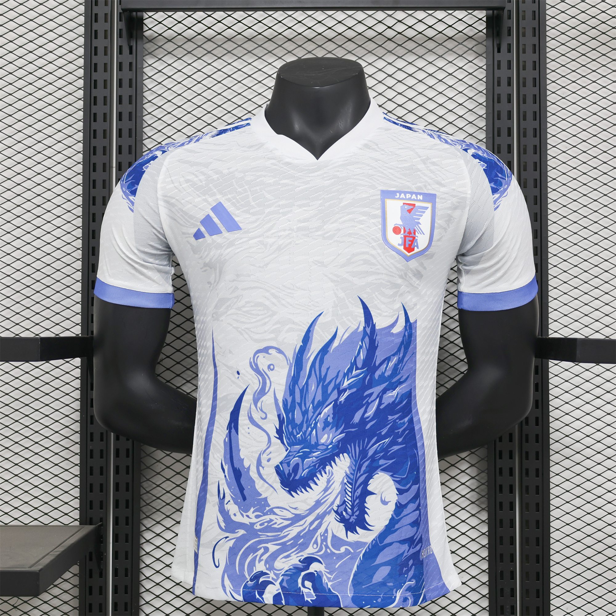 SIUjerseys-Japan 2024 Blue Dragon Special Edition White Jersey - Player Version