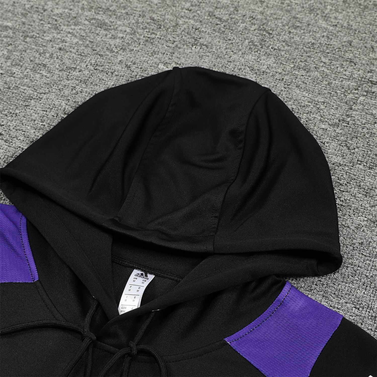 SIUjerseys-Real Madrid 24-25 Training Hoodie Set - Black Hoodie and Black Pants