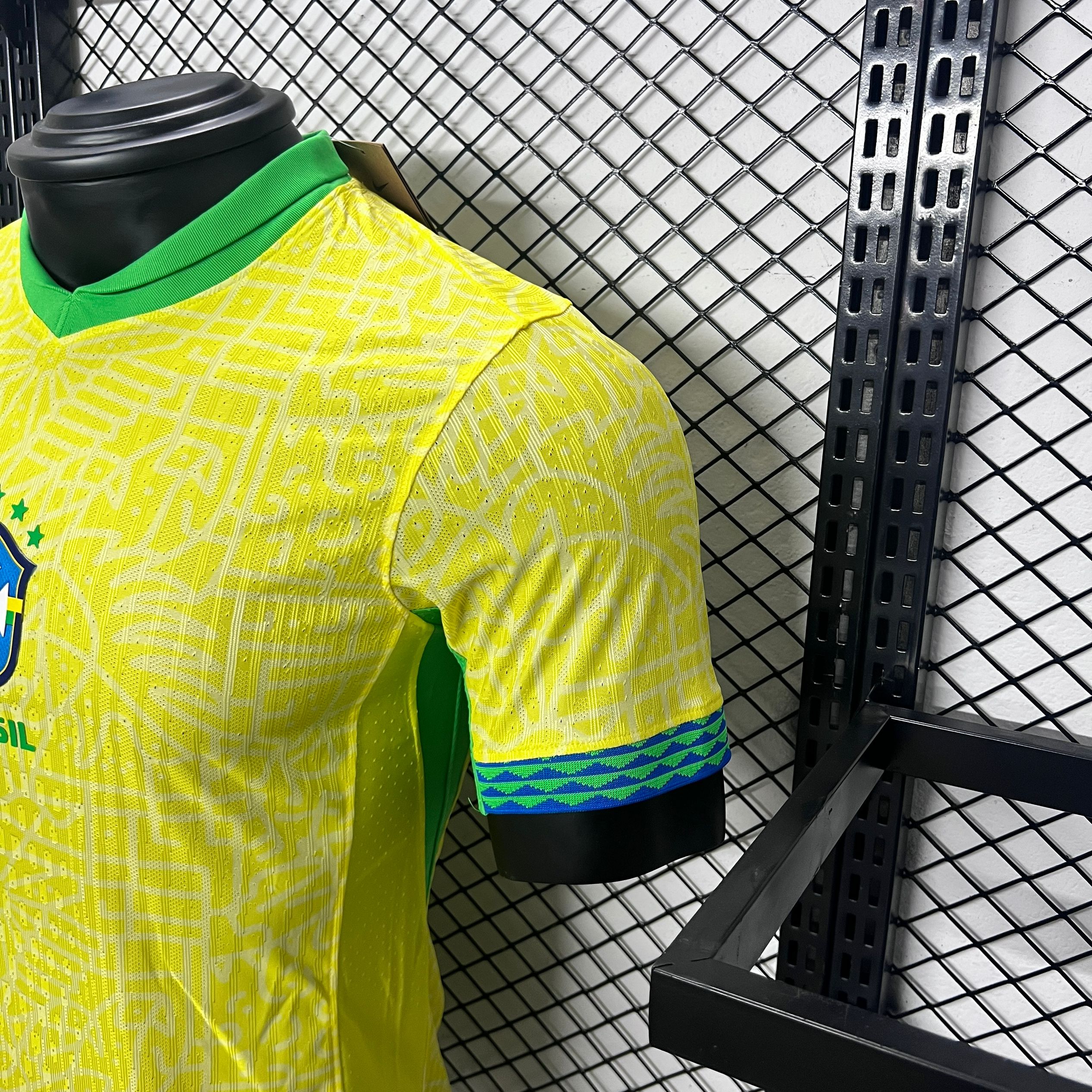 unitedfutballjersey-Brazil 2024 Home Stadium Jersey - Player Version