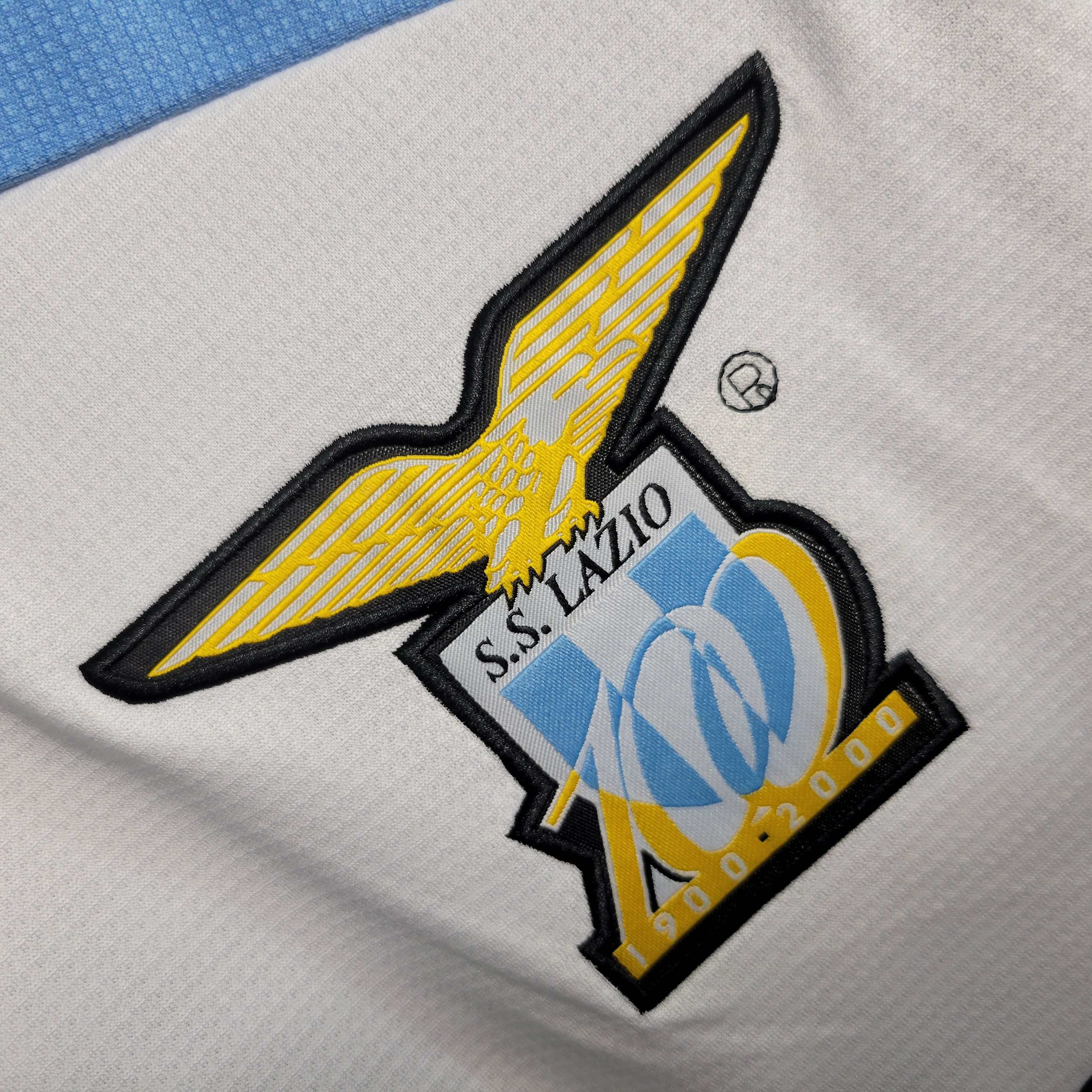 SIUjerseys-Retro Lazio 1999-00 Centenary Home Stadium Jersey