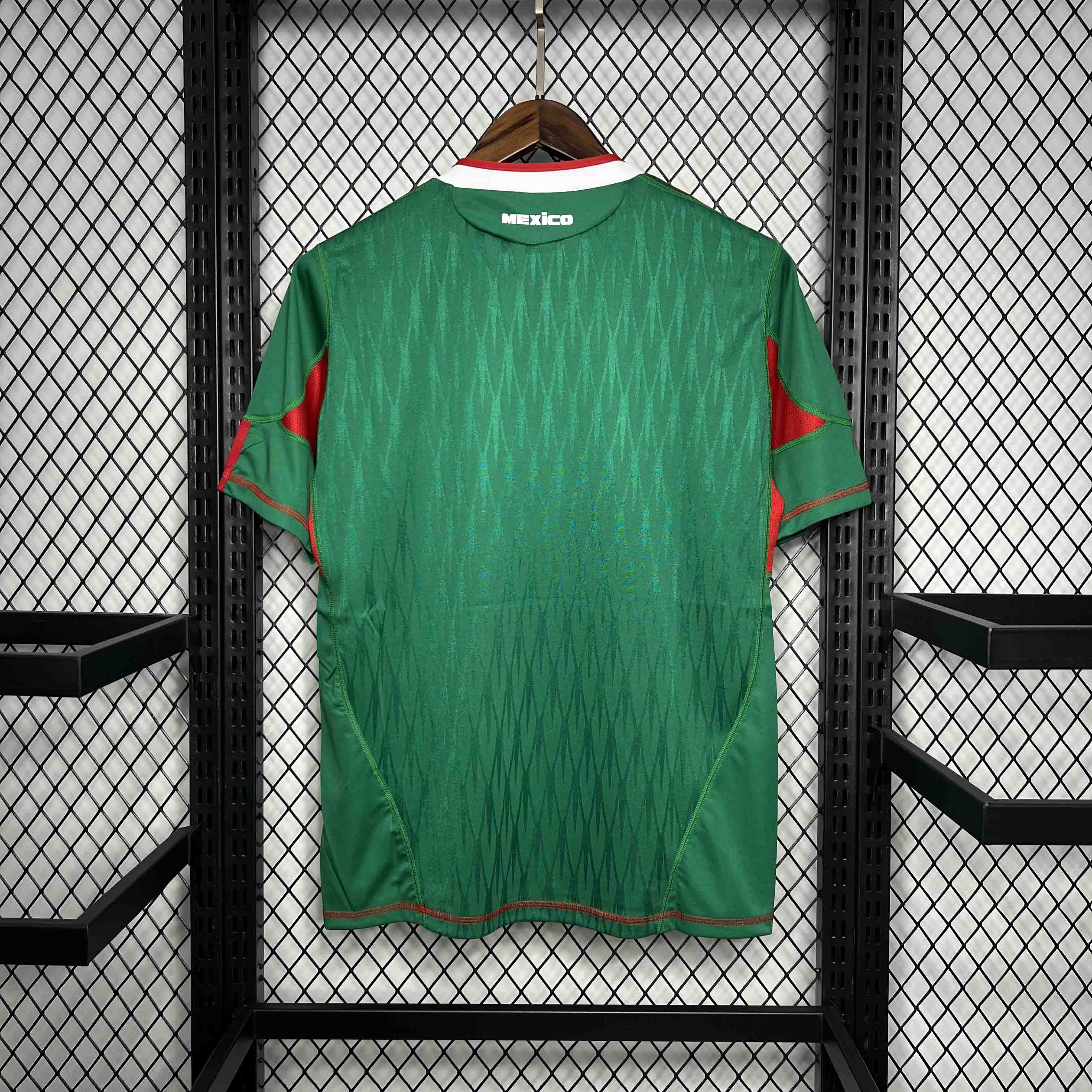 unitedfutballjersey-Retro Mexico 2010 Home Stadium Jersey