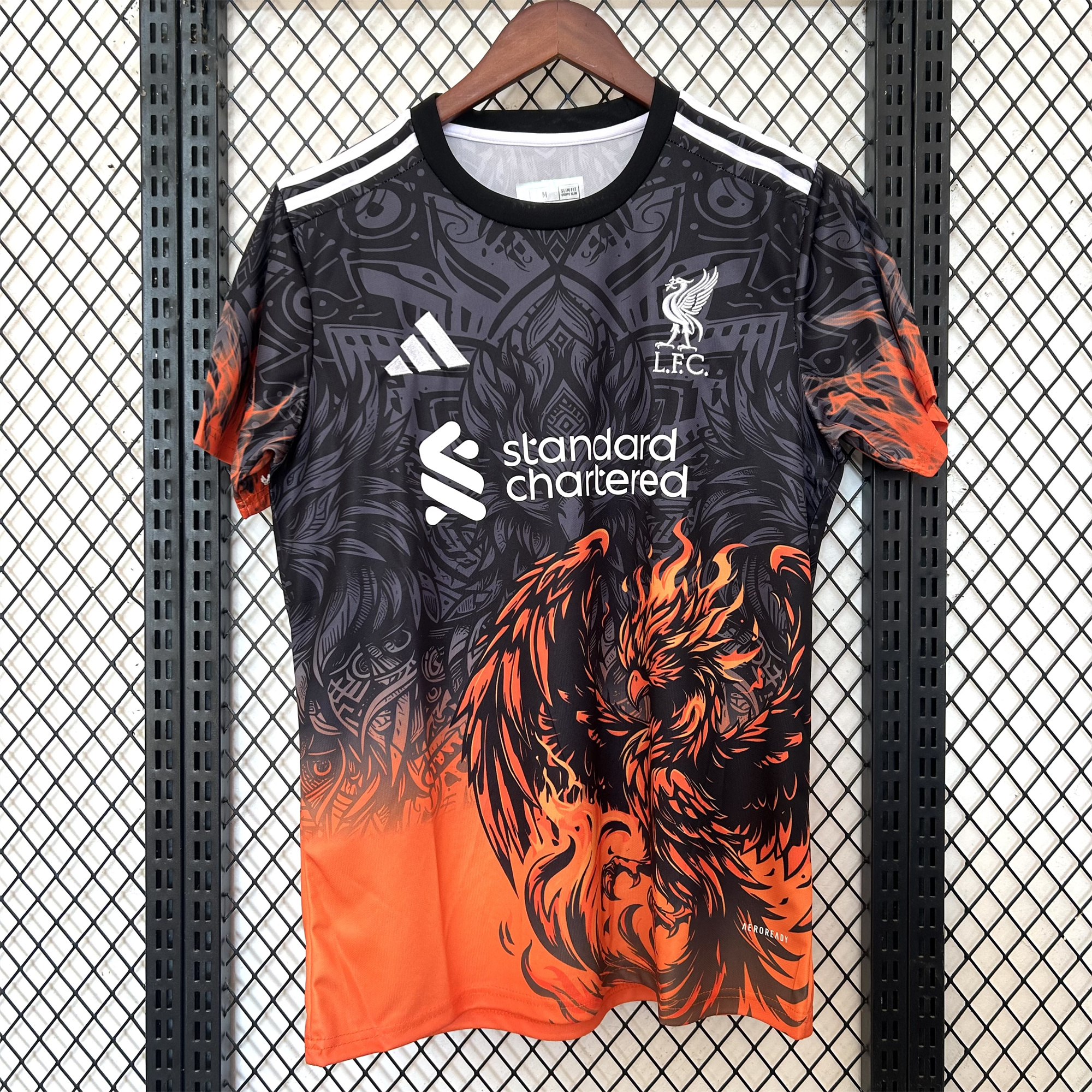 SIUjerseys-Liver.pool 24-25 Orange Fire Phoenix Special Edition Jersey - Fans Version