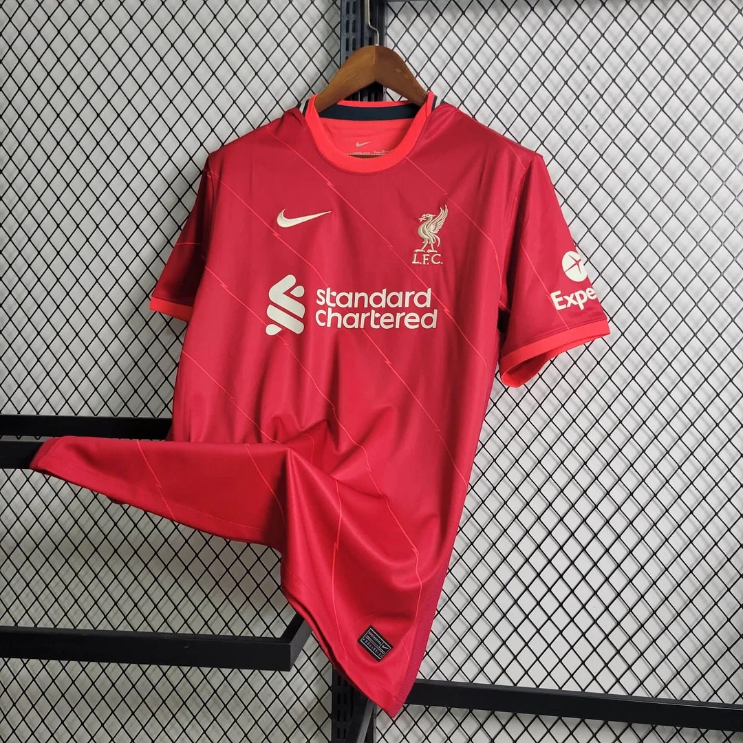 SIUjerseys-Retro Liver.pool 21-22 Home Stadium Jersey - Fans Version