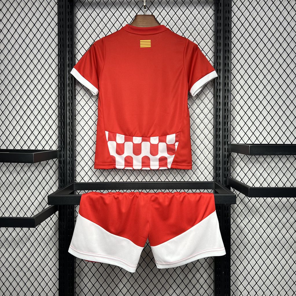 SIUjerseys-Girona 24-25 Home Stadium Kids Kit