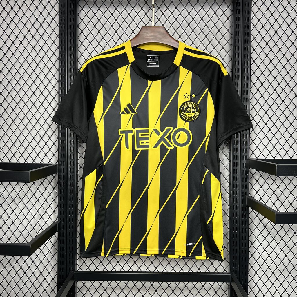 Unitedfootballkit.com | Aberdeen 24-25 Away Jersey - Fans Version -Customize Name, Number and Patch | Worldwide Shipping