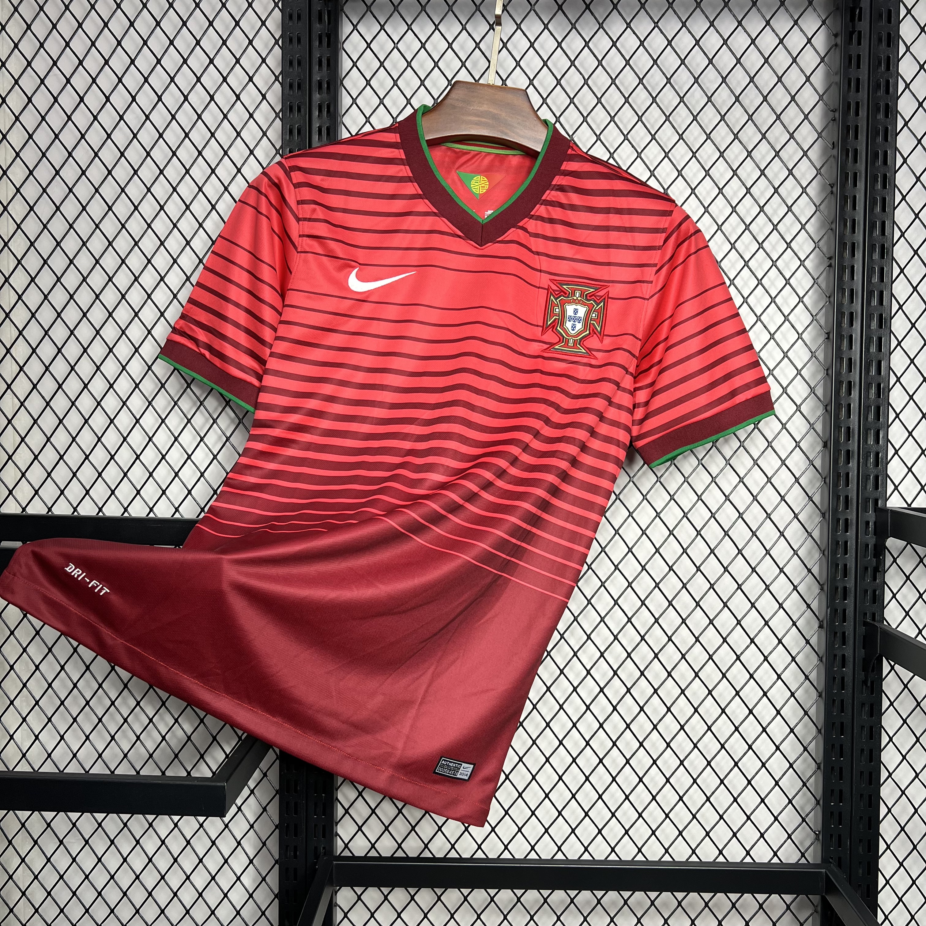SIUjerseys-Retro Portugal 2014 Home Stadium Jersey