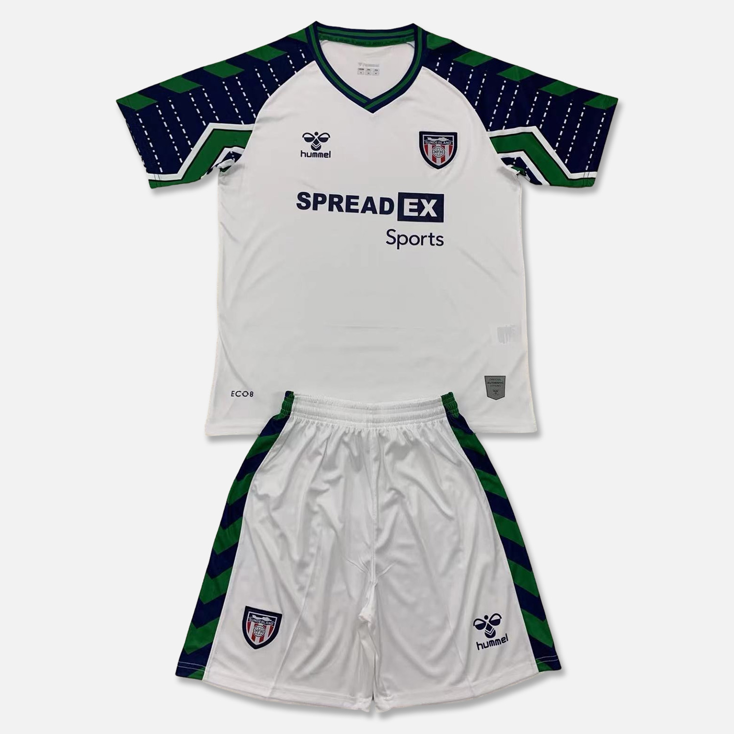 unitedfutballjersey-Sunderland 24-25 Away Men's Adult Jersey Set - Fans Version