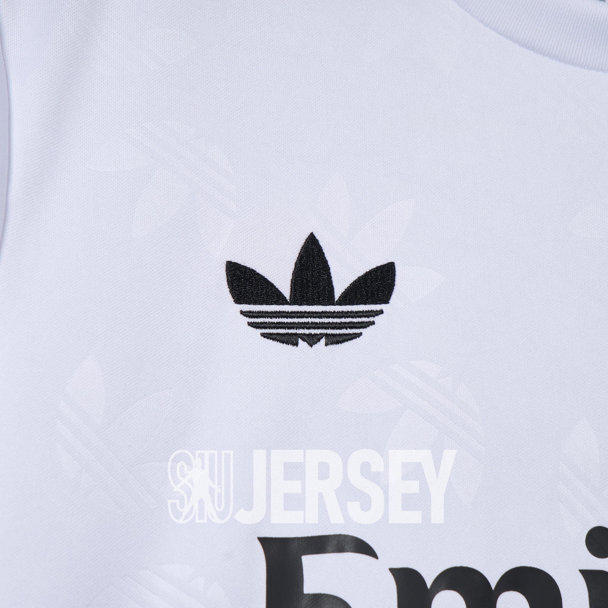 SIUjerseys-Real Madrid 24-25 Trefoil White Jersey - Fans Version