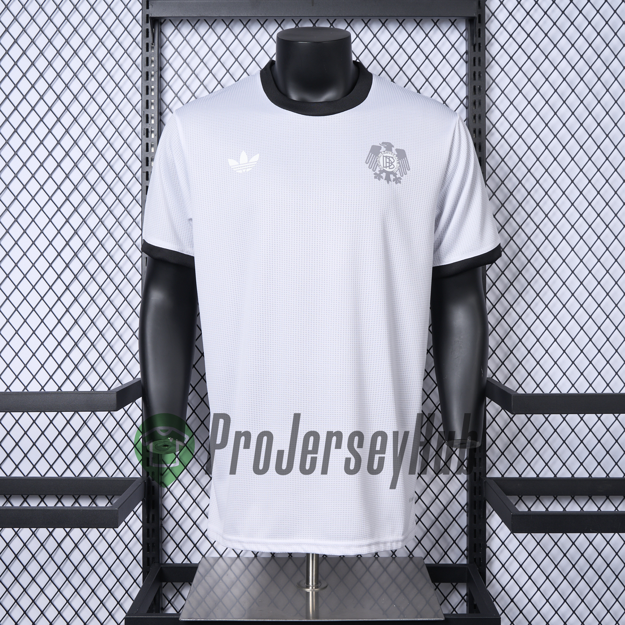 GlobeJersey-Germany 2025 White Retro Style Jersey - Player Version