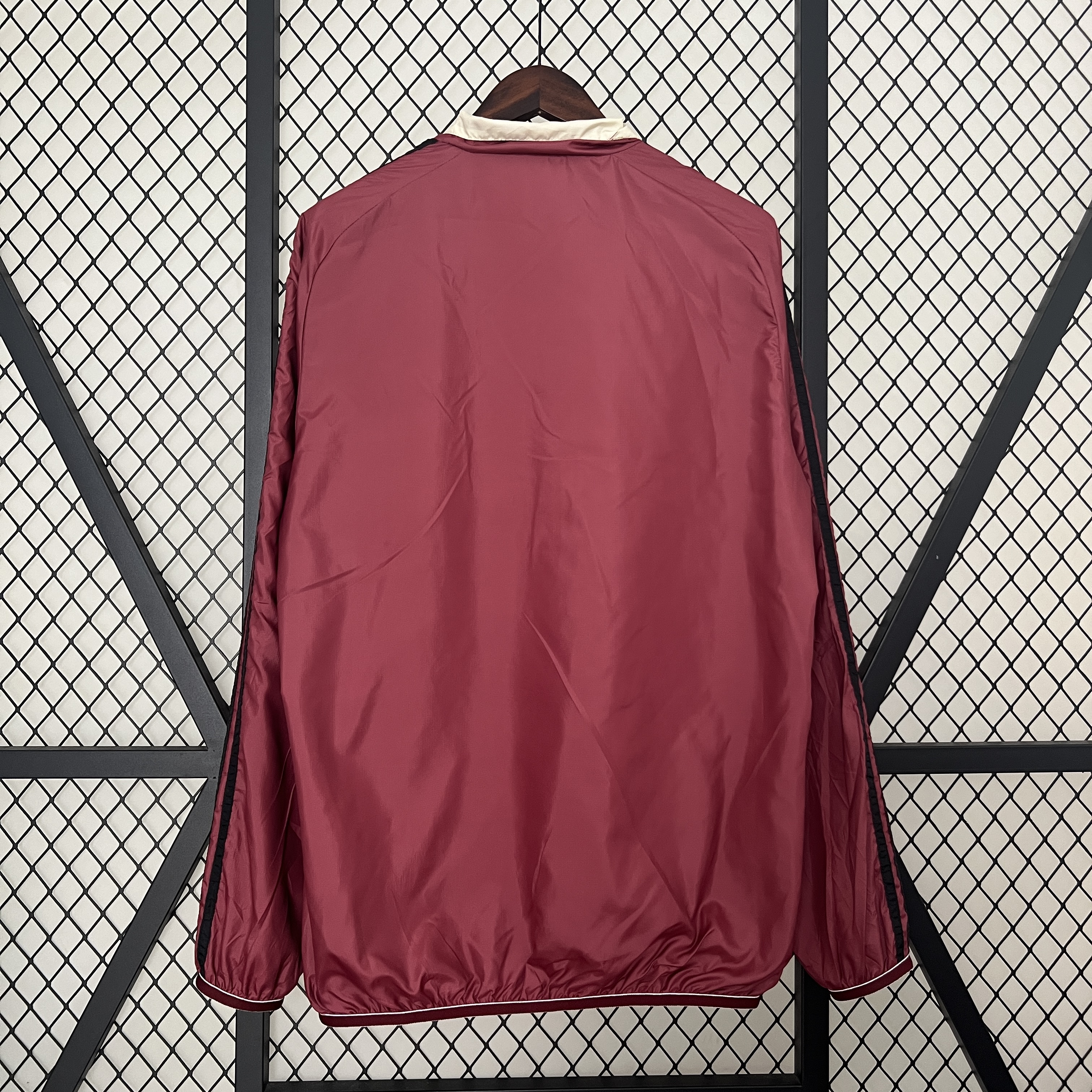 SIUjerseys-Belgium 2024 Double Sided Reversible Windbreaker - Red & Yellow