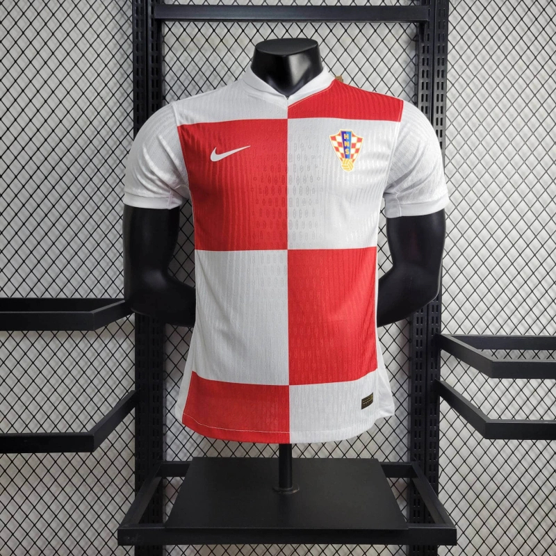 SIUjerseys-Croatia 2024 Home Stadium Jersey - Player Version
