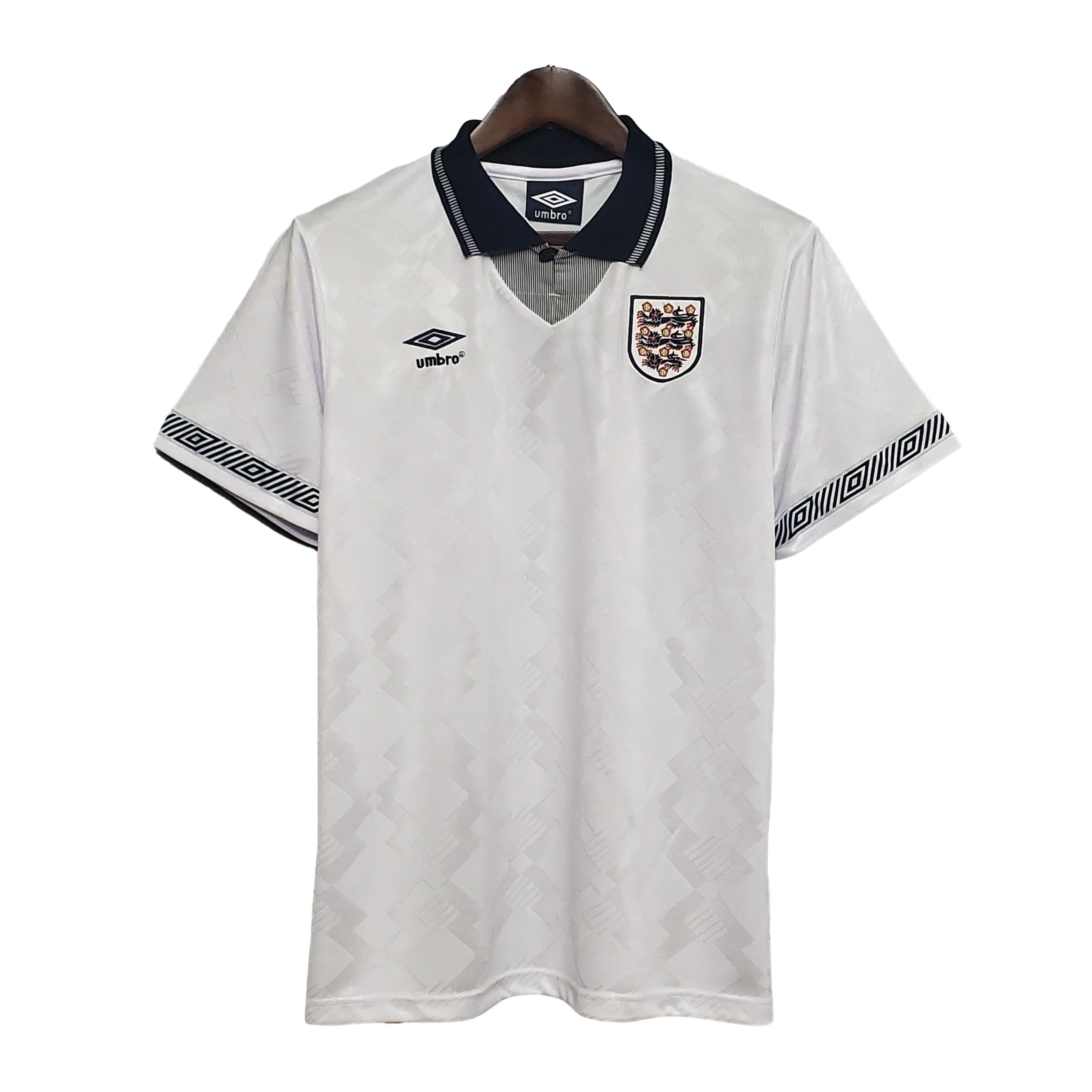 SIUjerseys-Retro England 1990 Home Stadium Jersey