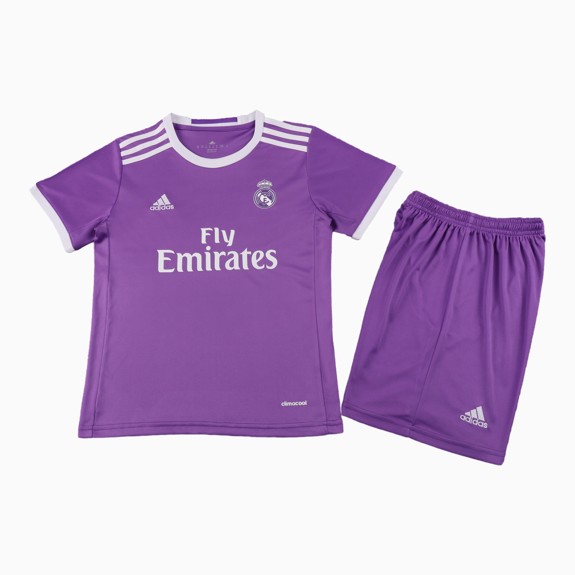SIUjerseys-Retro Real Madrid 2016-17 Away Kids Kit