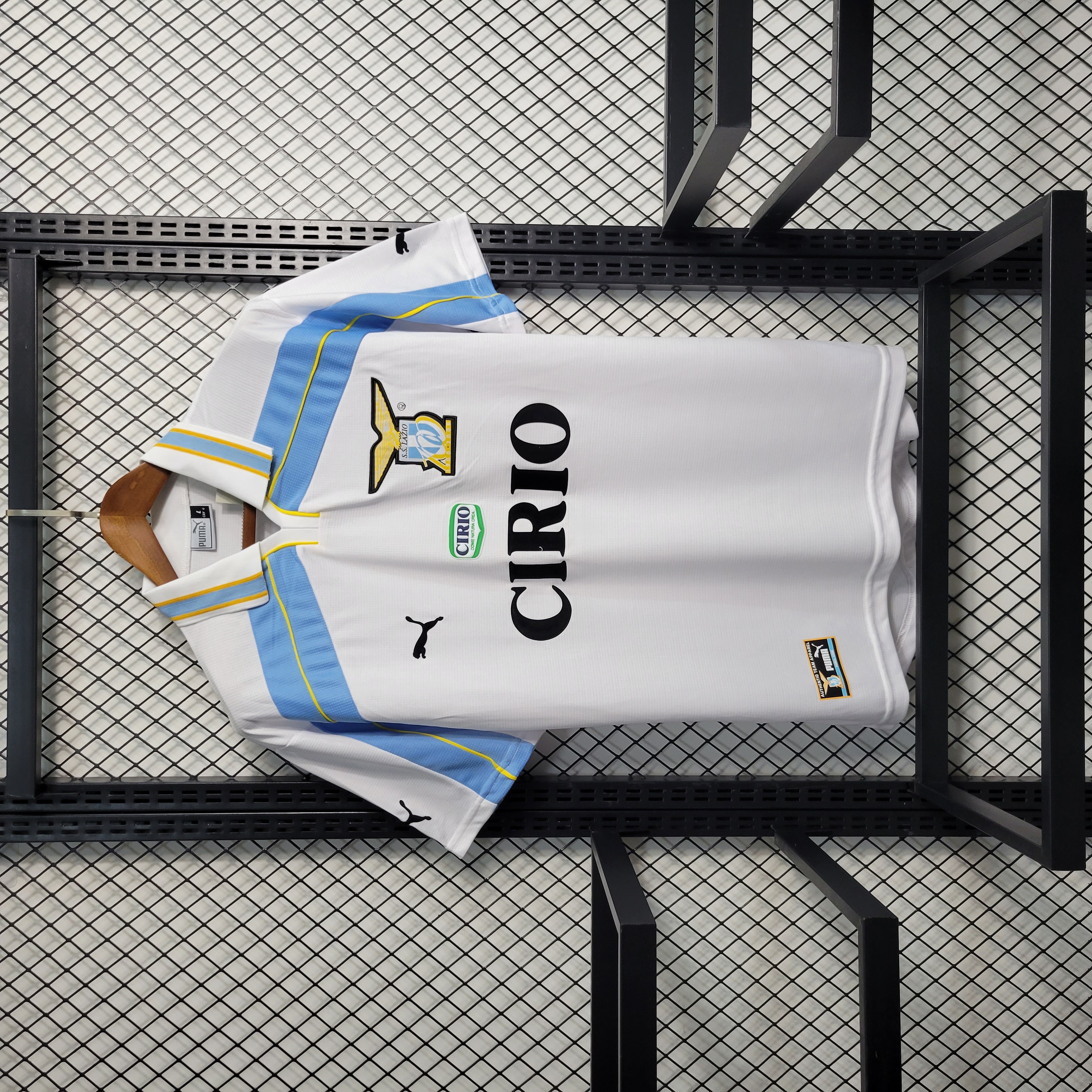 SIUjerseys-Retro Lazio 1999-00 Centenary Home Stadium Jersey